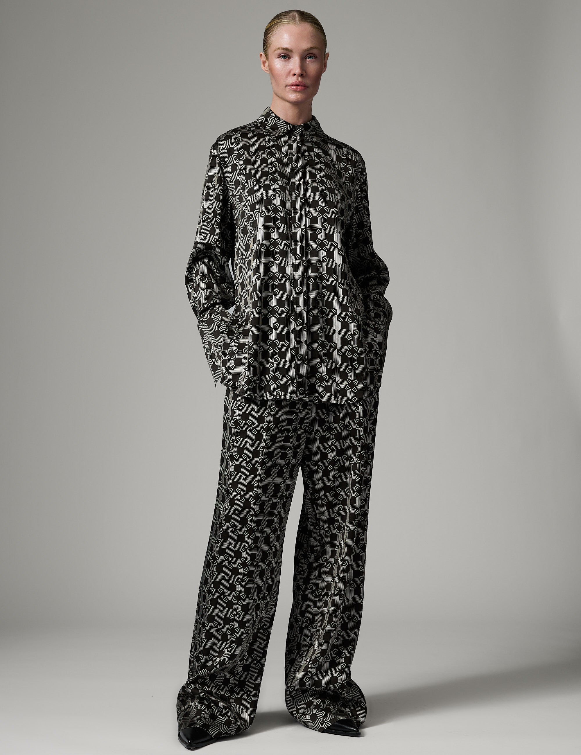 DAY Birger ét Mikkelsen Plymo- Fluid Viscose Shirts & Blouses 190303 Black