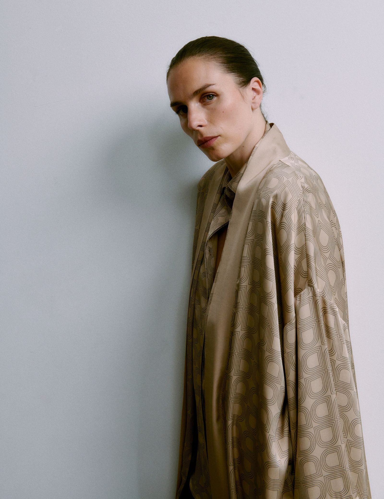 DAY Birger ét Mikkelsen Plymo- Fluid Viscose Tops & T-Shirts 151304 HUMUS