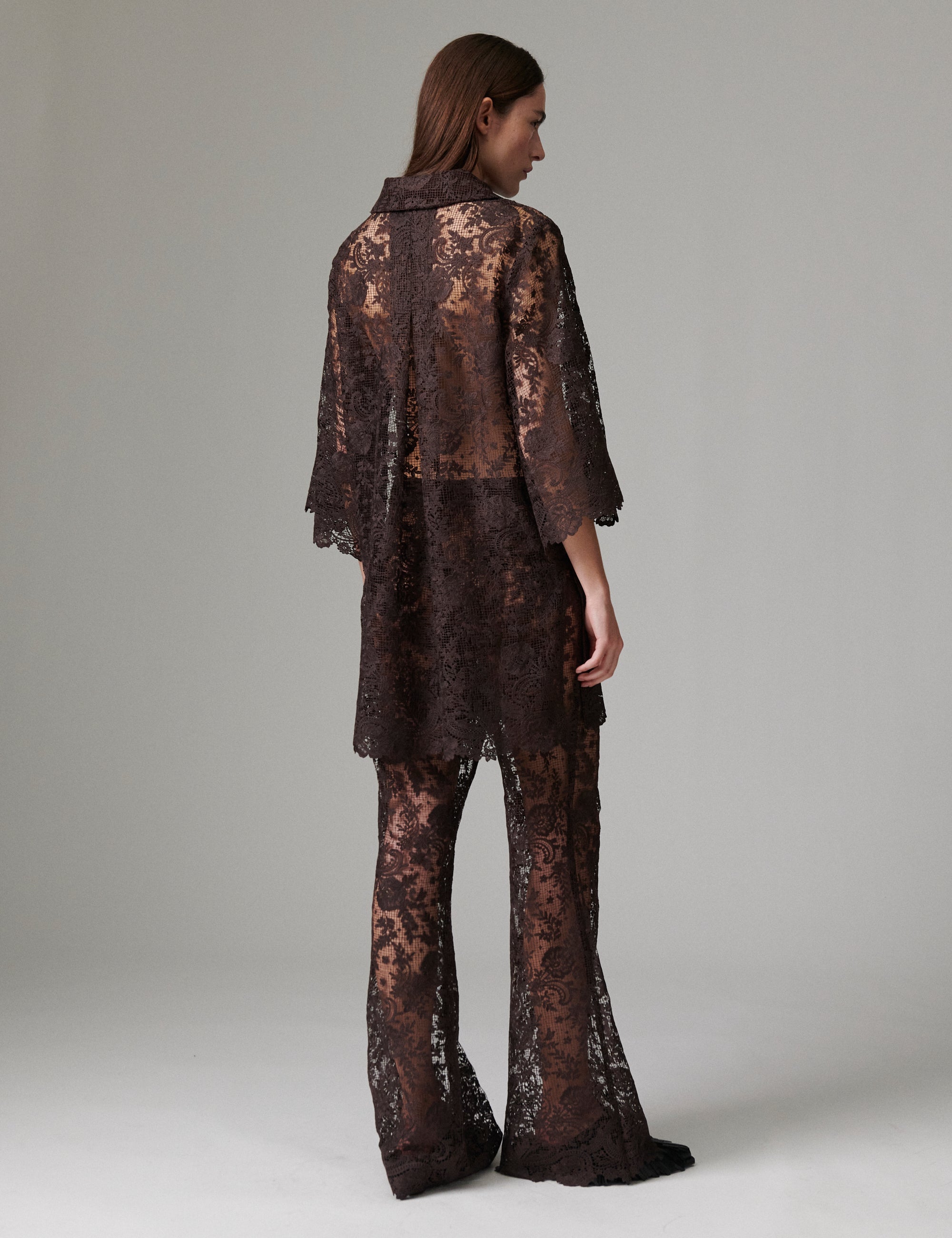 DAY Birger ét Mikkelsen Prima - Day Crochet - Tunic Tunic 190915 Coffee Bean