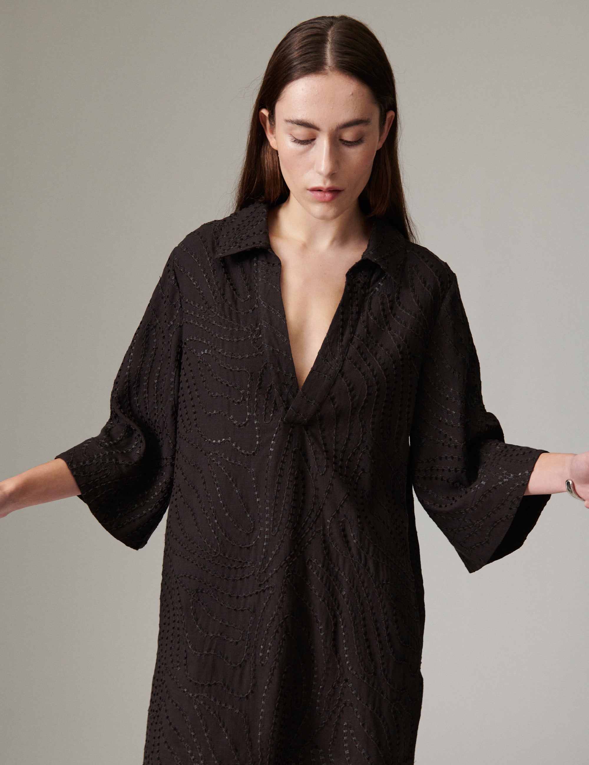 DAY Birger ét Mikkelsen Prima - Day Kantha - Tunic Tunic 10037 Coffee Bean