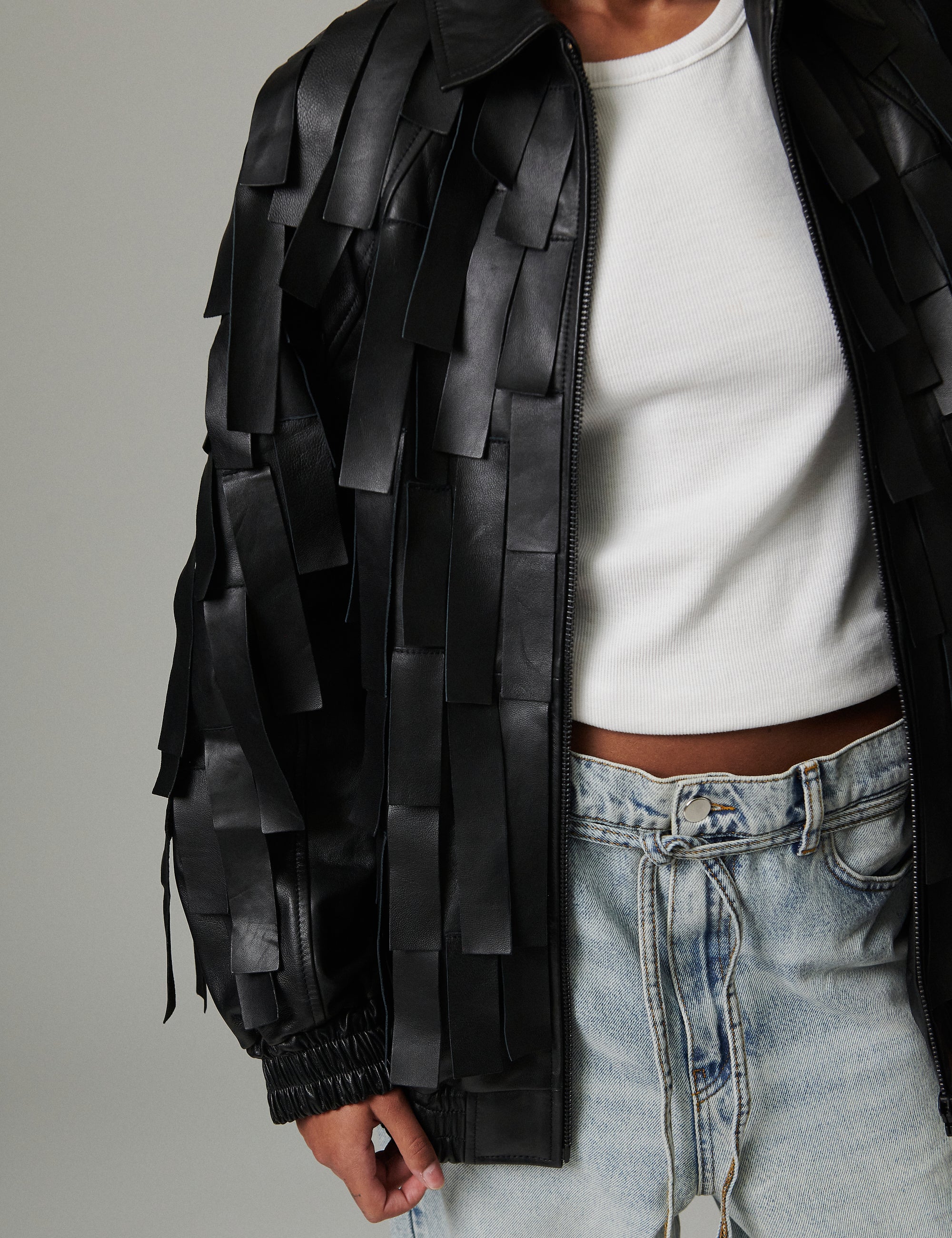 DAY Birger ét Mikkelsen Rafia - Soft Lamb Leather - Jacket Jacket 190303 Black