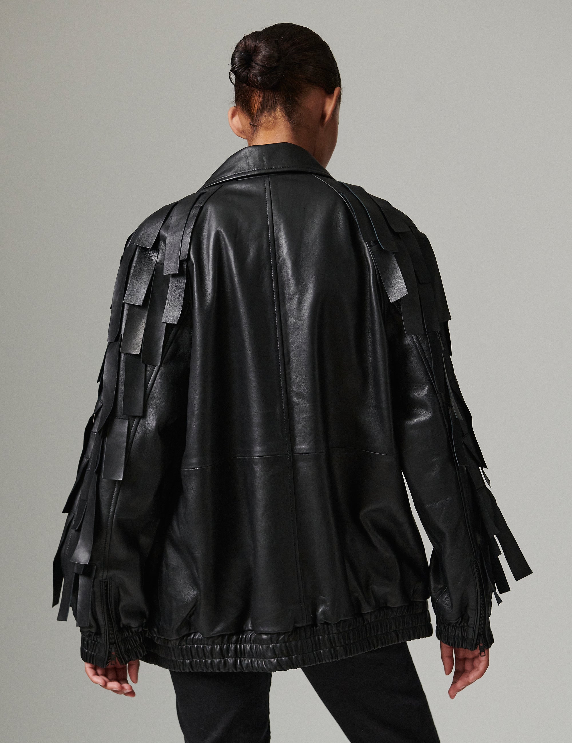 DAY Birger ét Mikkelsen Rafia - Soft Lamb Leather - Jacket Jacket 190303 Black