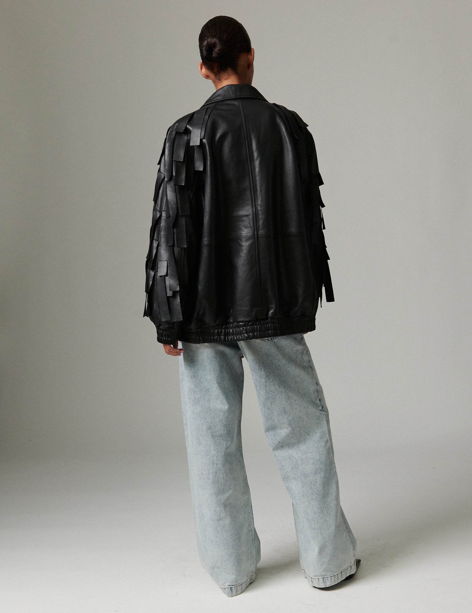 DAY Birger ét Mikkelsen Rafia - Soft Lamb Leather - Jacket Jacket 190303 Black