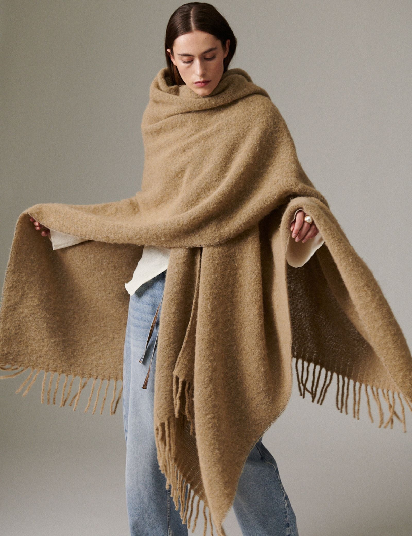 DAY Birger ét Mikkelsen Reggie - Fluffy Feel Accessories 500148 HUMUS MELANGE