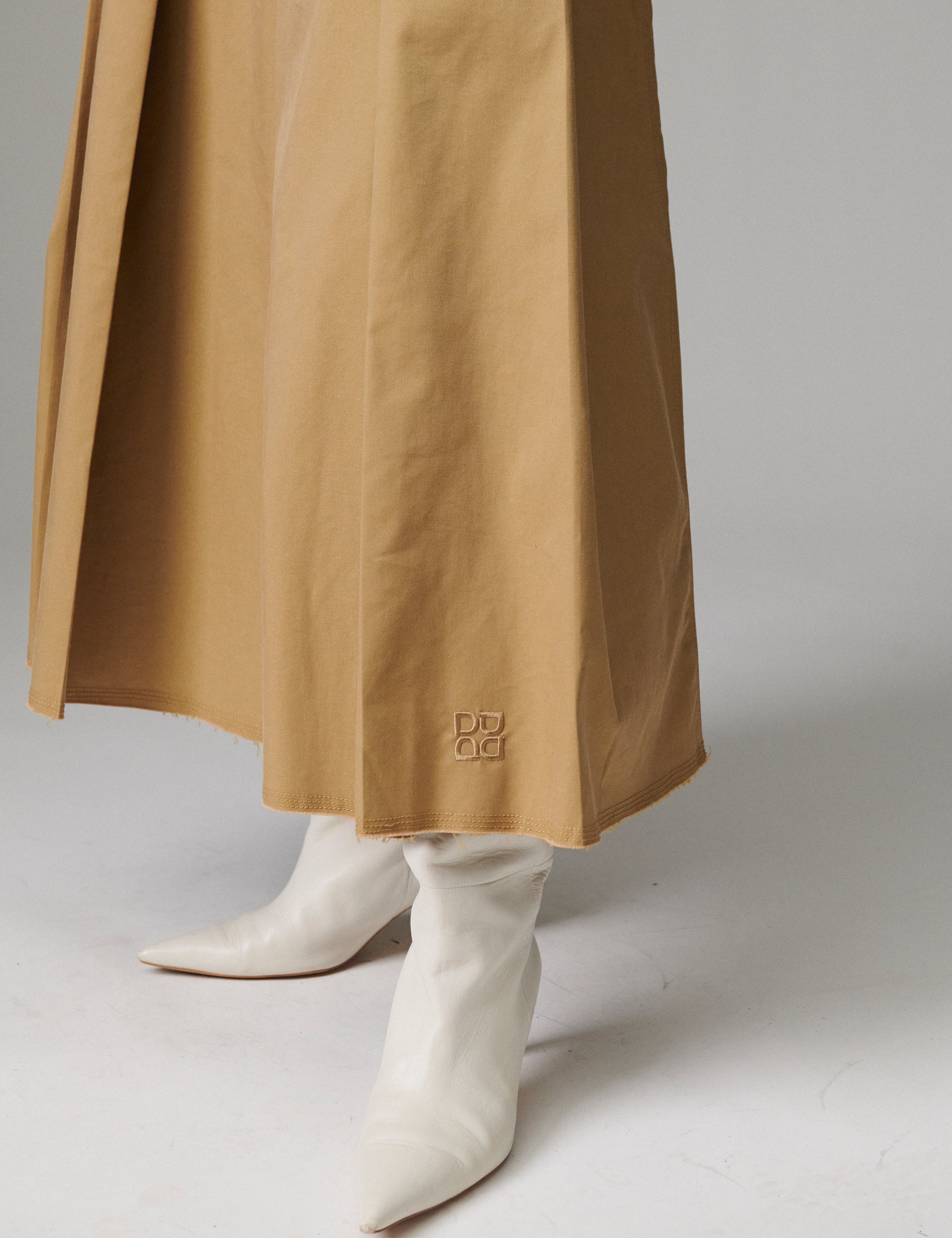 DAY Birger ét Mikkelsen Robb - Canvas Deluxe - Skirt Skirt 170836 ECRU OLIVE
