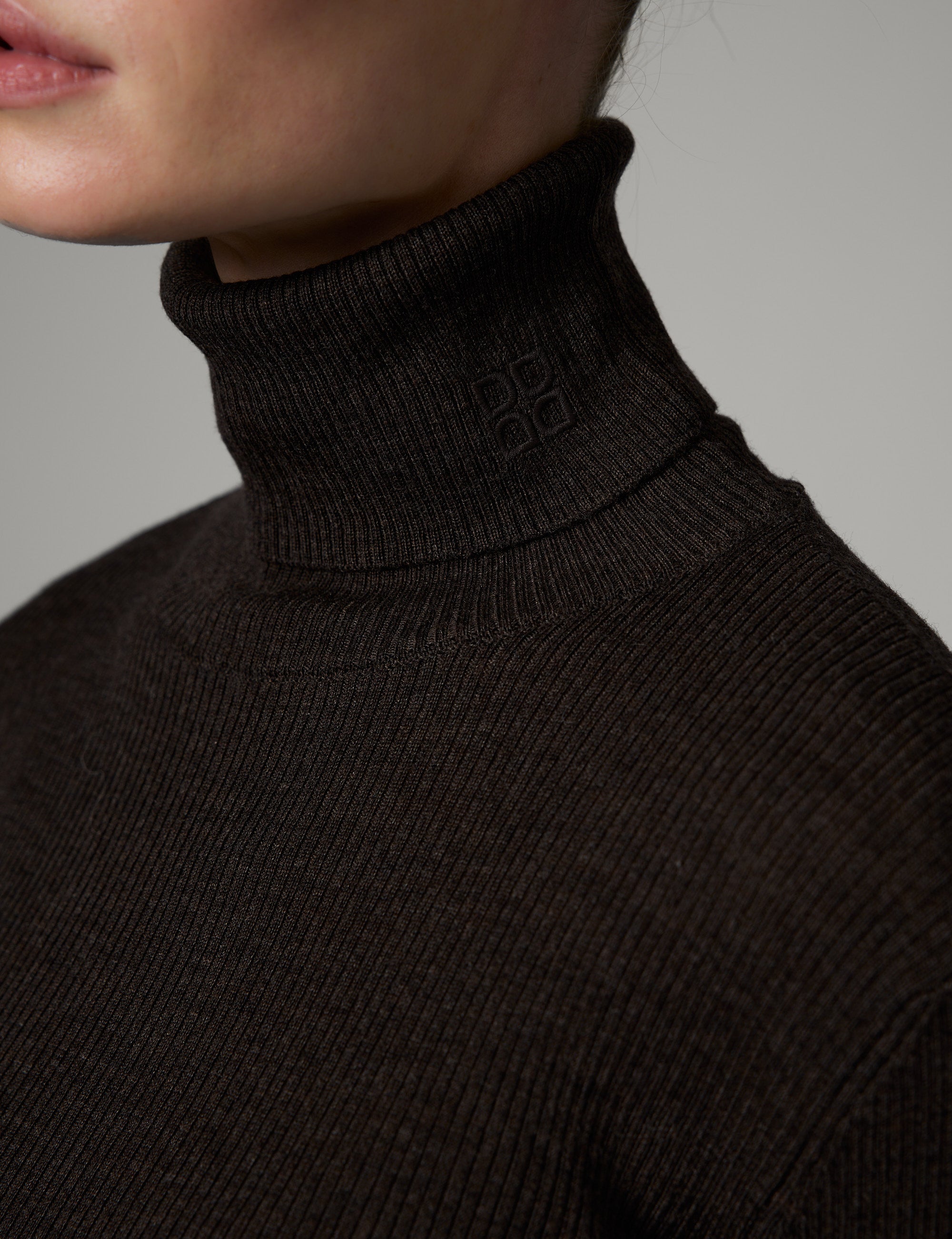 DAY Birger ét Mikkelsen Sierra - Daily Elements - Pullover Pullover 500116 DARK BROWN MELANGE