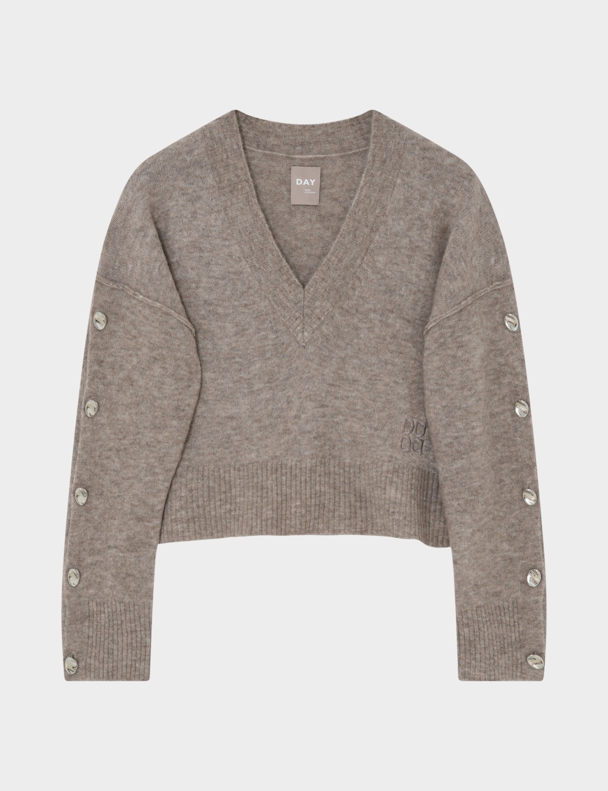 DAY Birger ét Mikkelsen Solange - Cozy Days - Pullover Pullover 500082 Hazel Melange