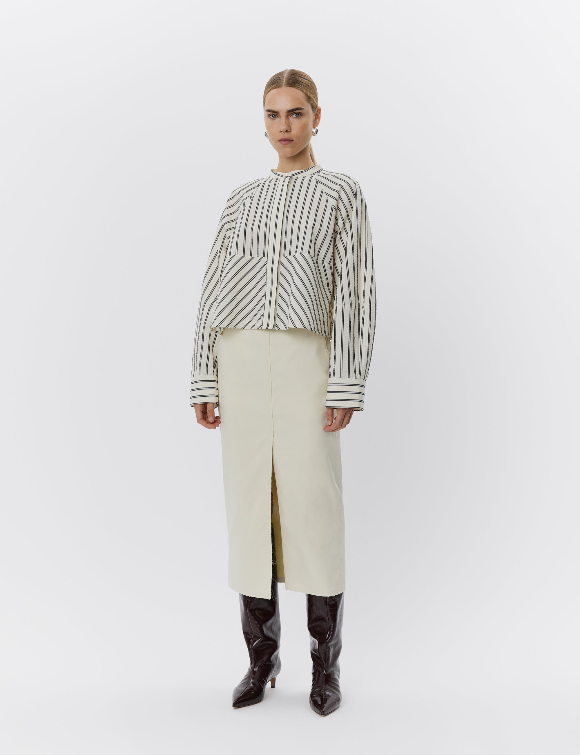 DAY Birger ét Mikkelsen Springer - Delicate Stripes Shirts & Blouses 500152 PISTACHIO STRIPE