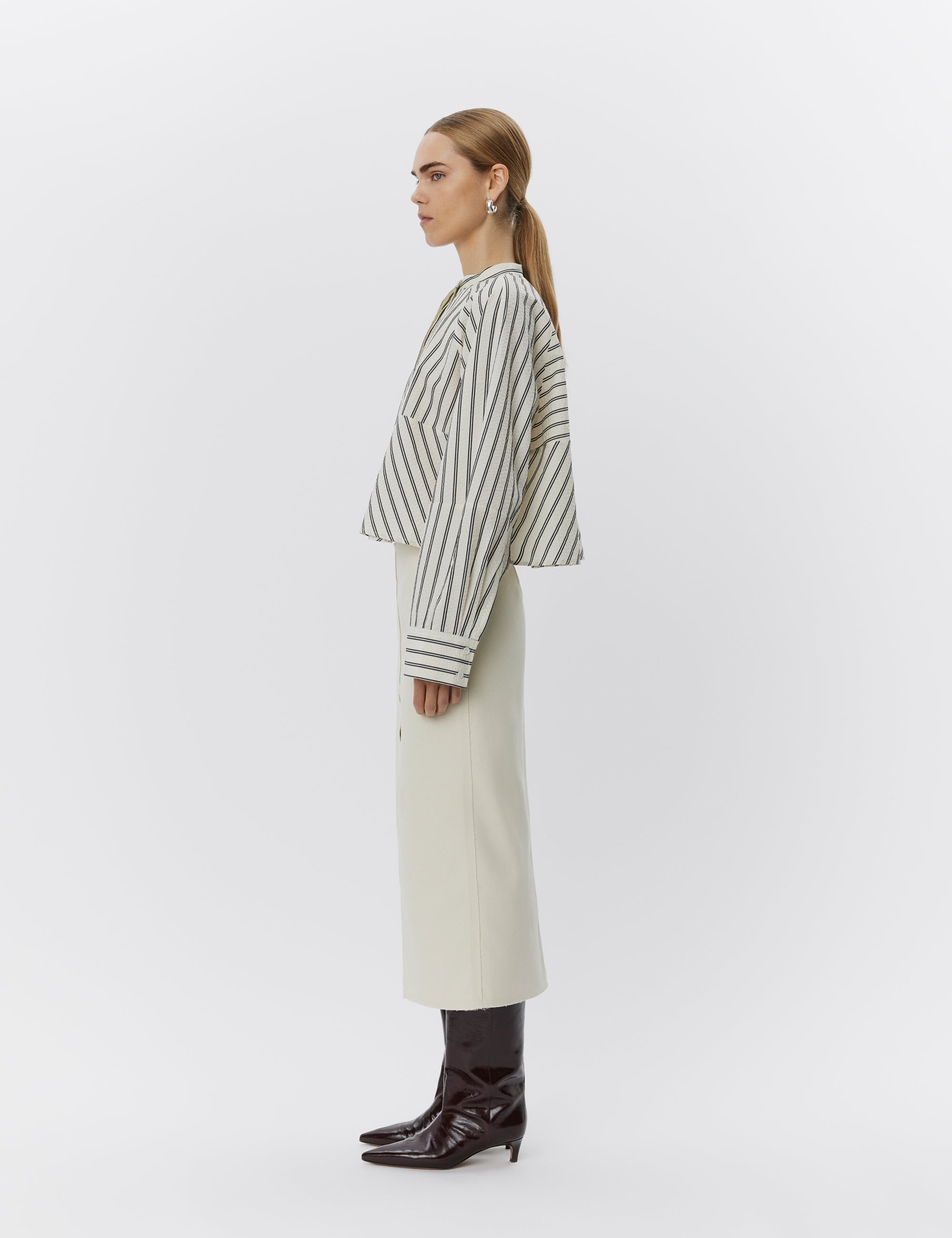 DAY Birger ét Mikkelsen Springer - Delicate Stripes Shirts & Blouses 500152 PISTACHIO STRIPE
