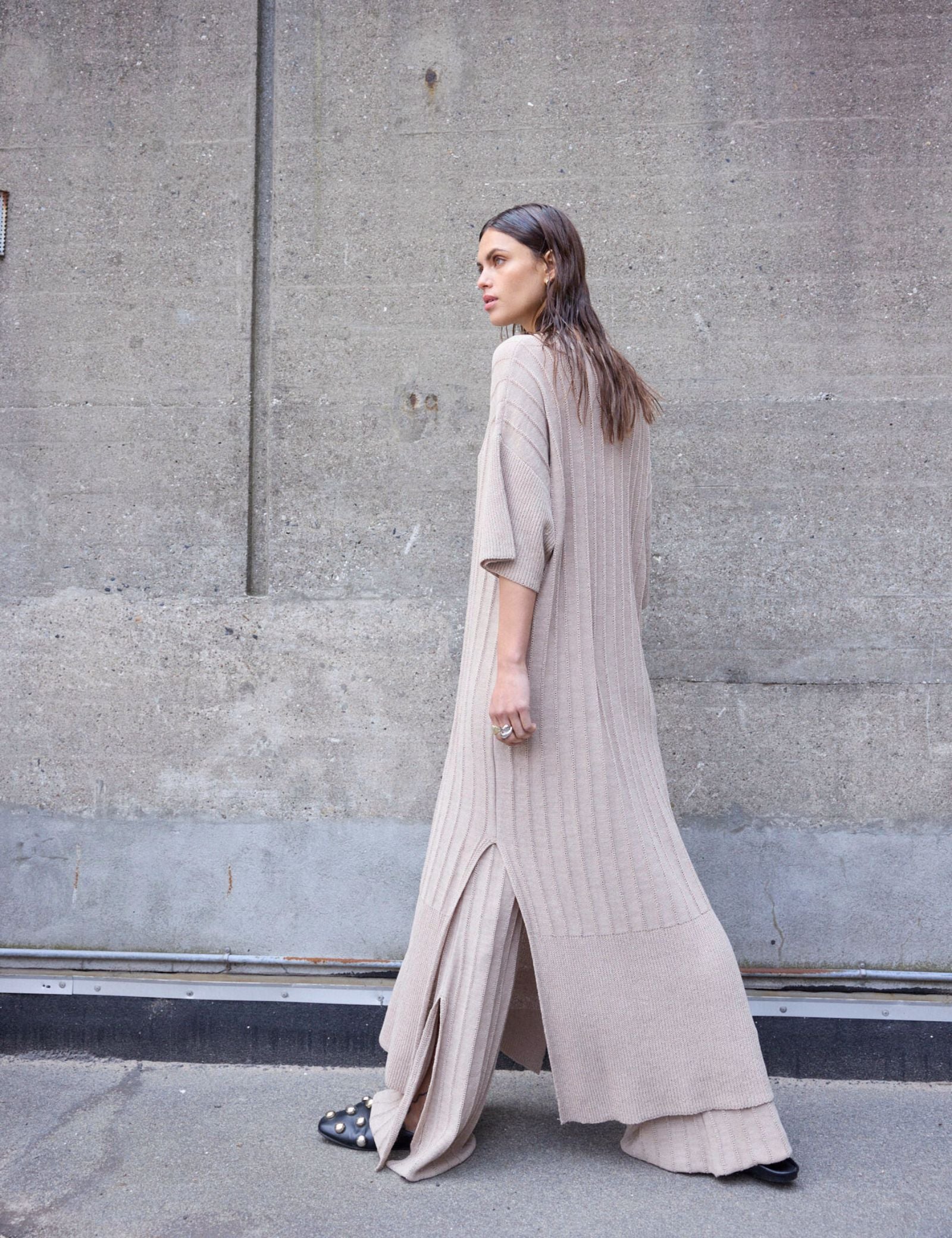 DAY Birger ét Mikkelsen Stellan - Summer Linen Dress 161407 COBBLESTONE