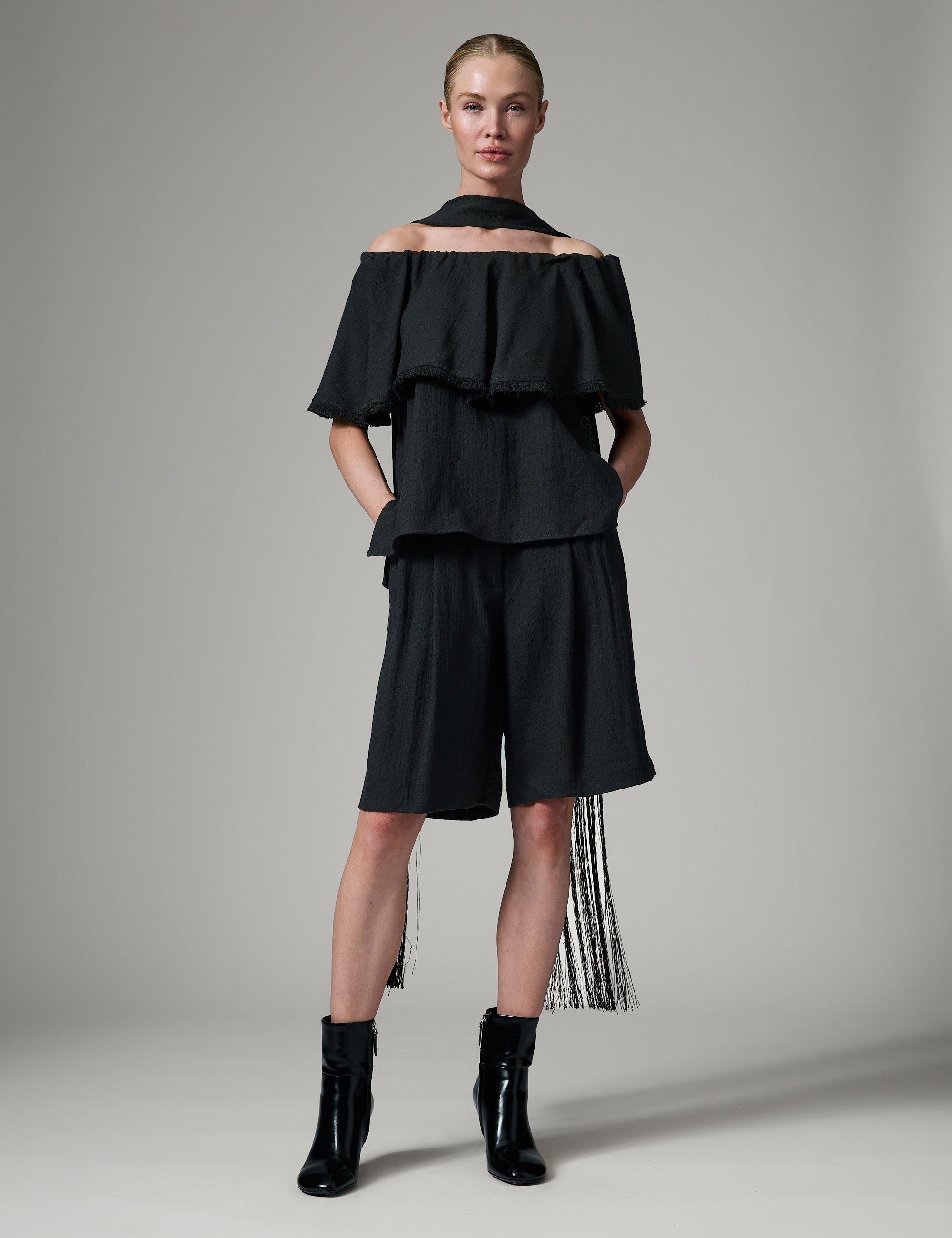 DAY Birger ét Mikkelsen Tory - Classic Gabardine Scarf 190303 Black