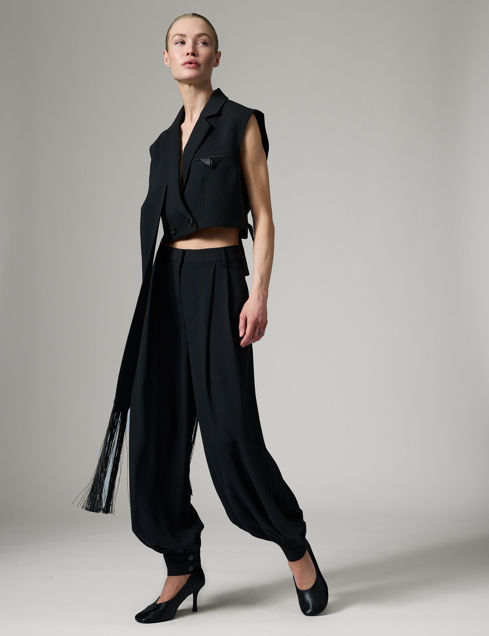 DAY Birger ét Mikkelsen Tory - Classic Gabardine Scarf 190303 Black