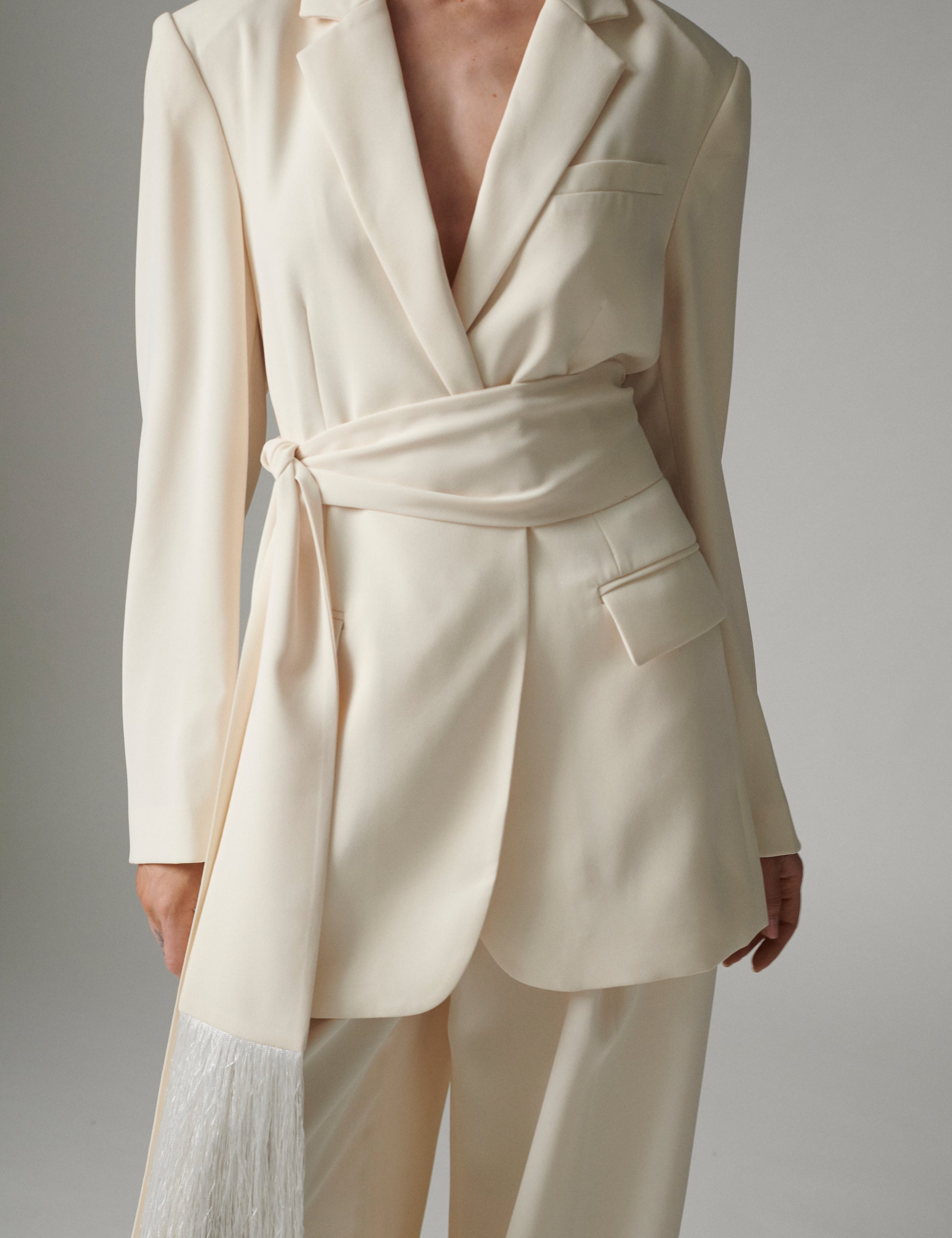 DAY Birger ét Mikkelsen Tory - Classic Gabardine - Scarf Scarf 01002 Ivory Shade