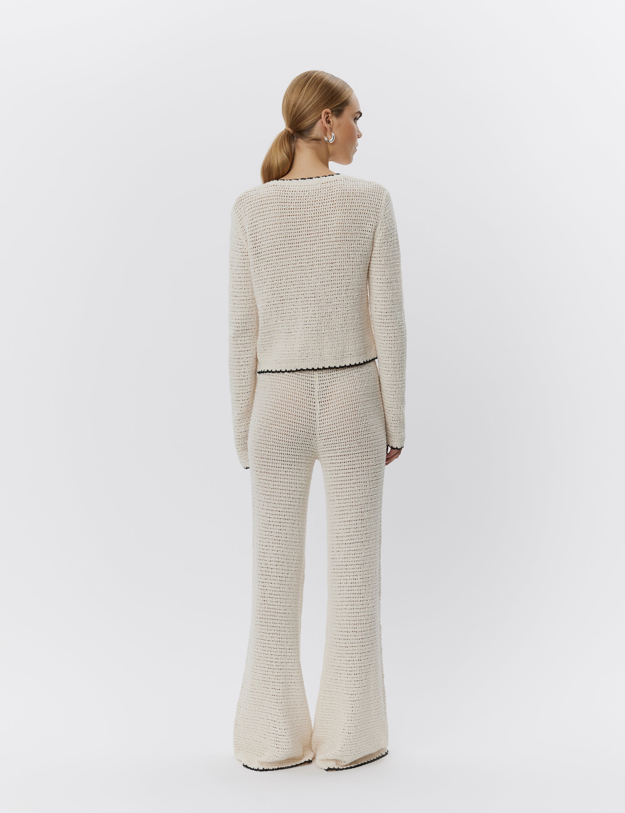 DAY Birger ét Mikkelsen Turner - Cotton Structure Cardigan 11-0605 JET STREAM