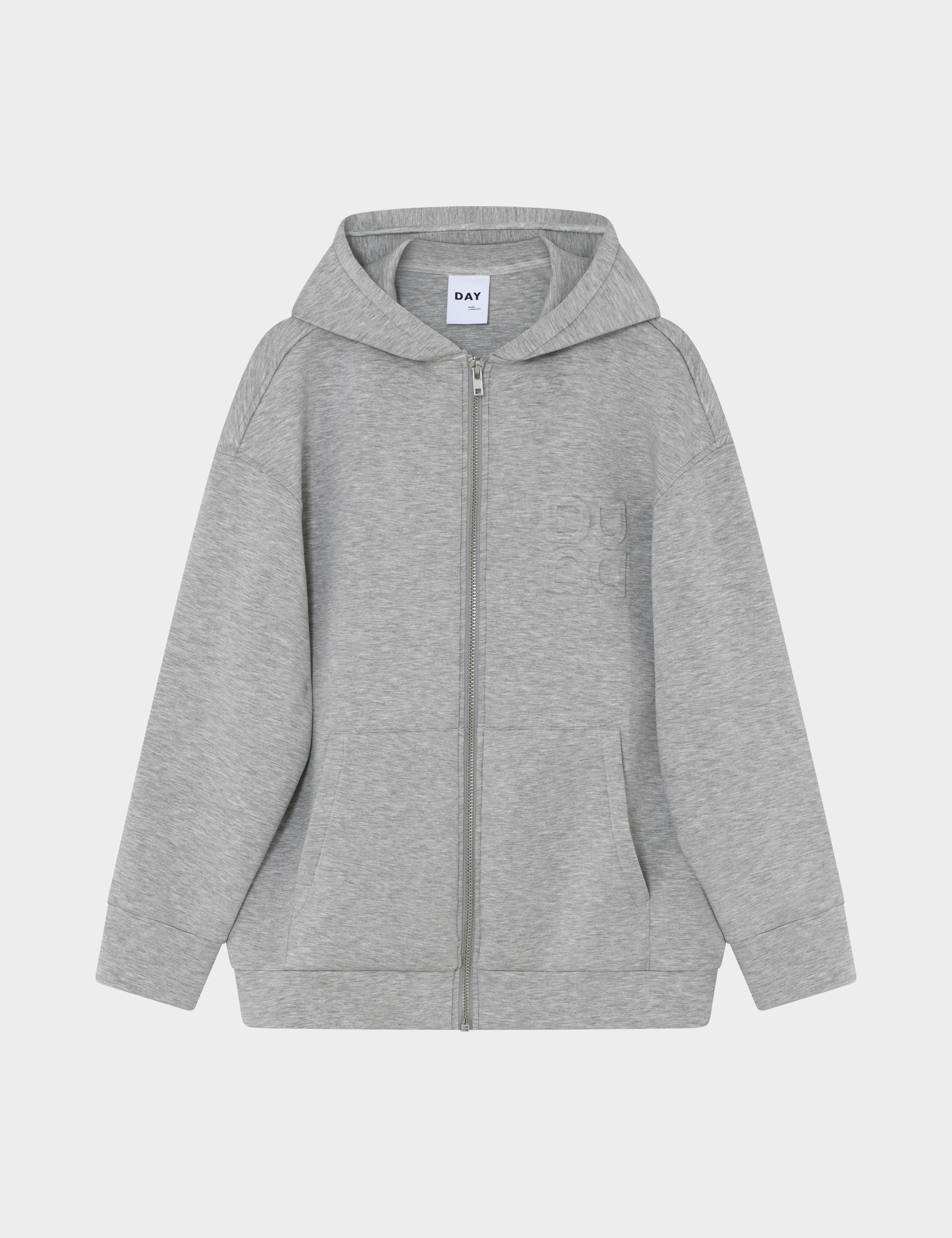 DAY Birger ét Mikkelsen DAYVincy - Scuba - Hoddie Hoodie 500056 Grey Melange