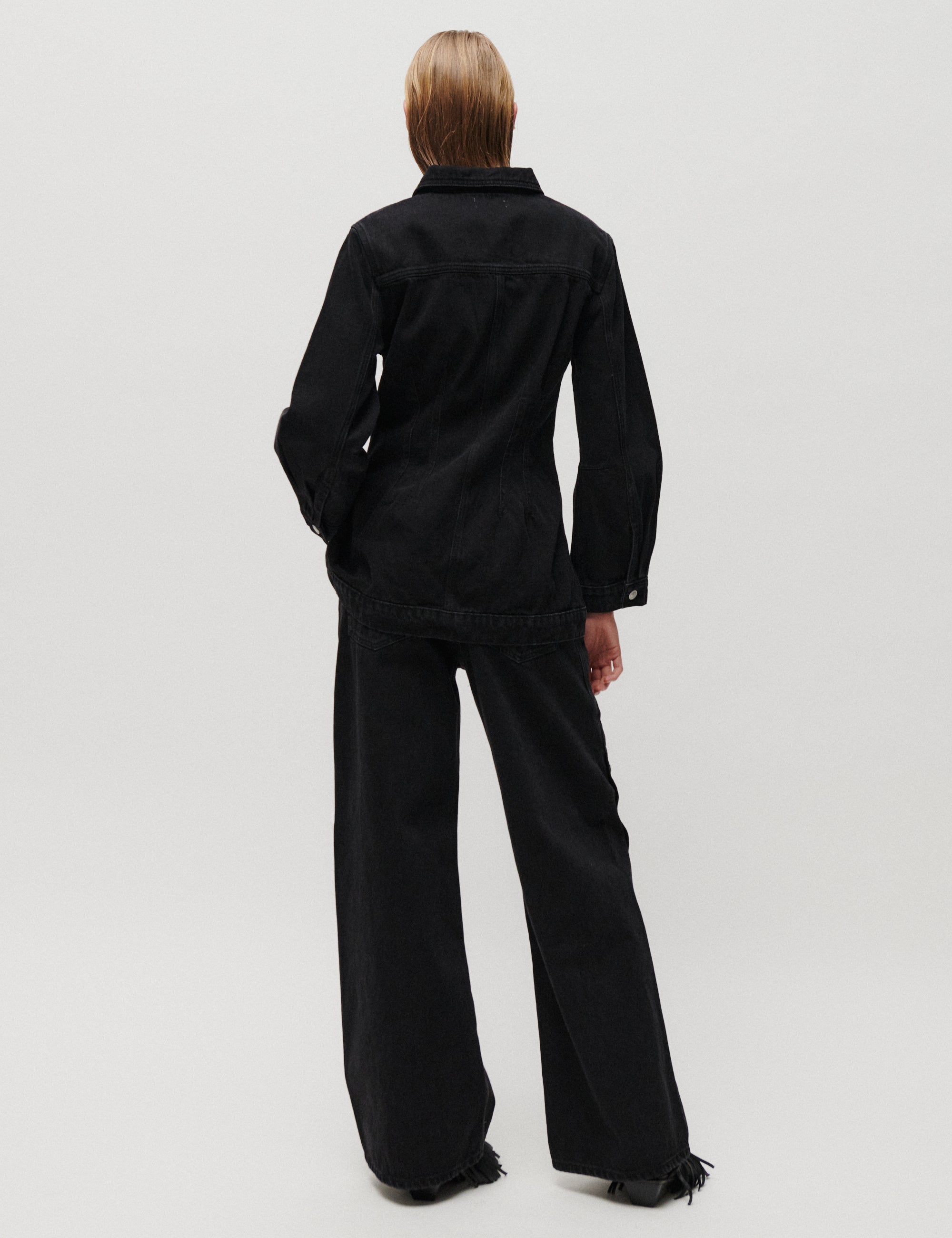 2NDDAY 2NDBilla - Black Wash Jacket D002 Black Denim