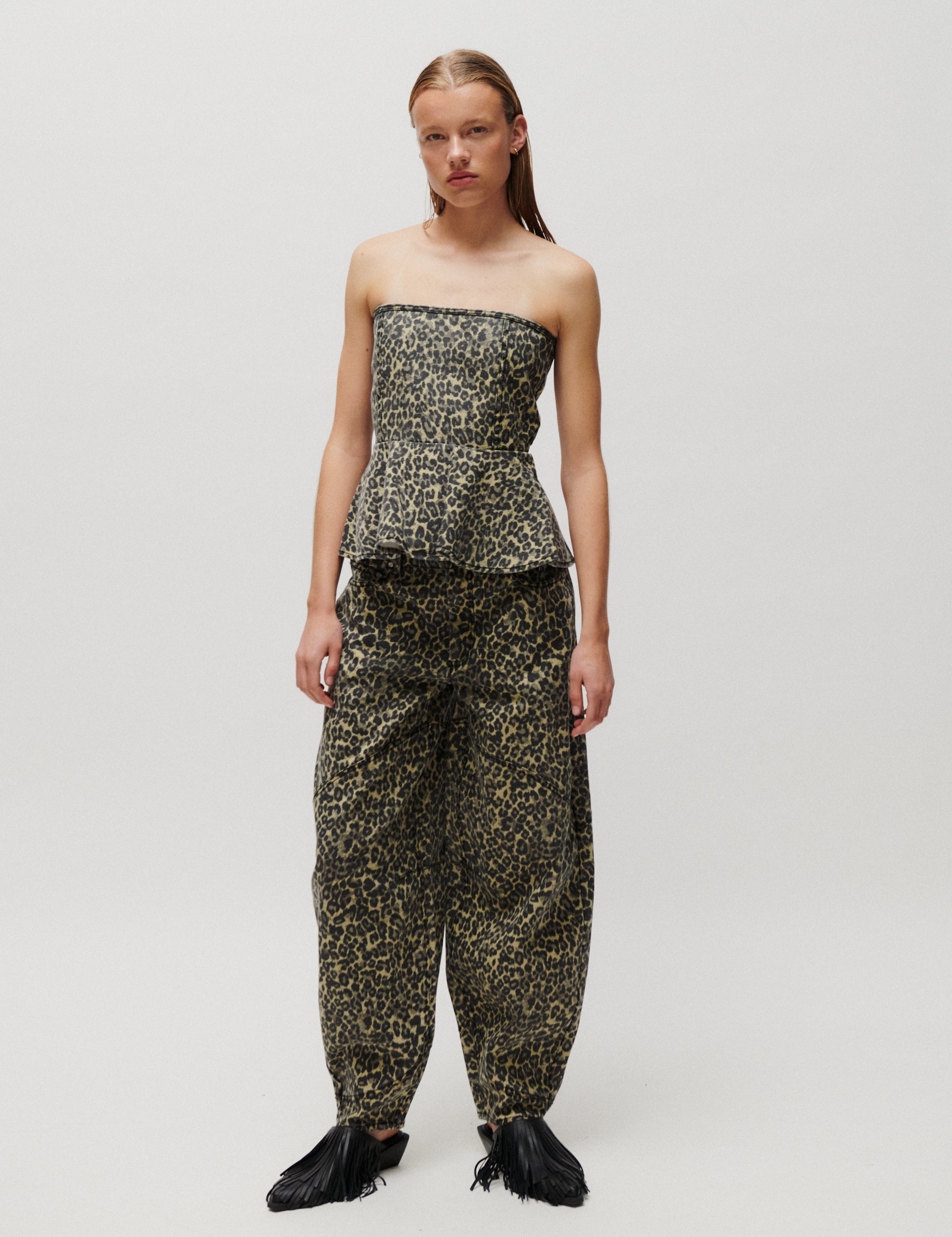 2NDDAY 2NDBoe - Print Denim Jeans 420162 Leo AOP