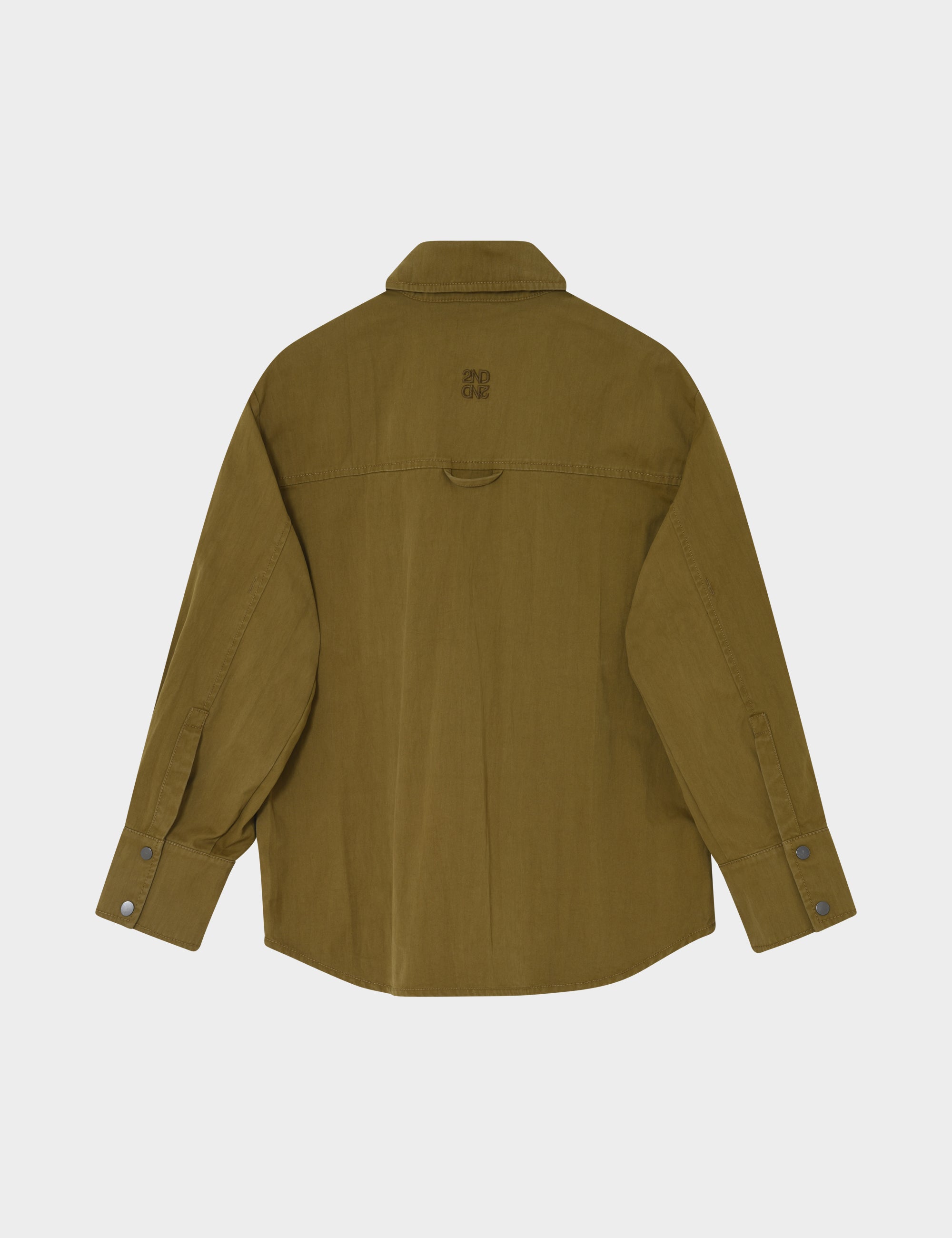 2NDDAY 2NDBrucia - Firm Cotton - Shirt Shirt 180627 Fir Green