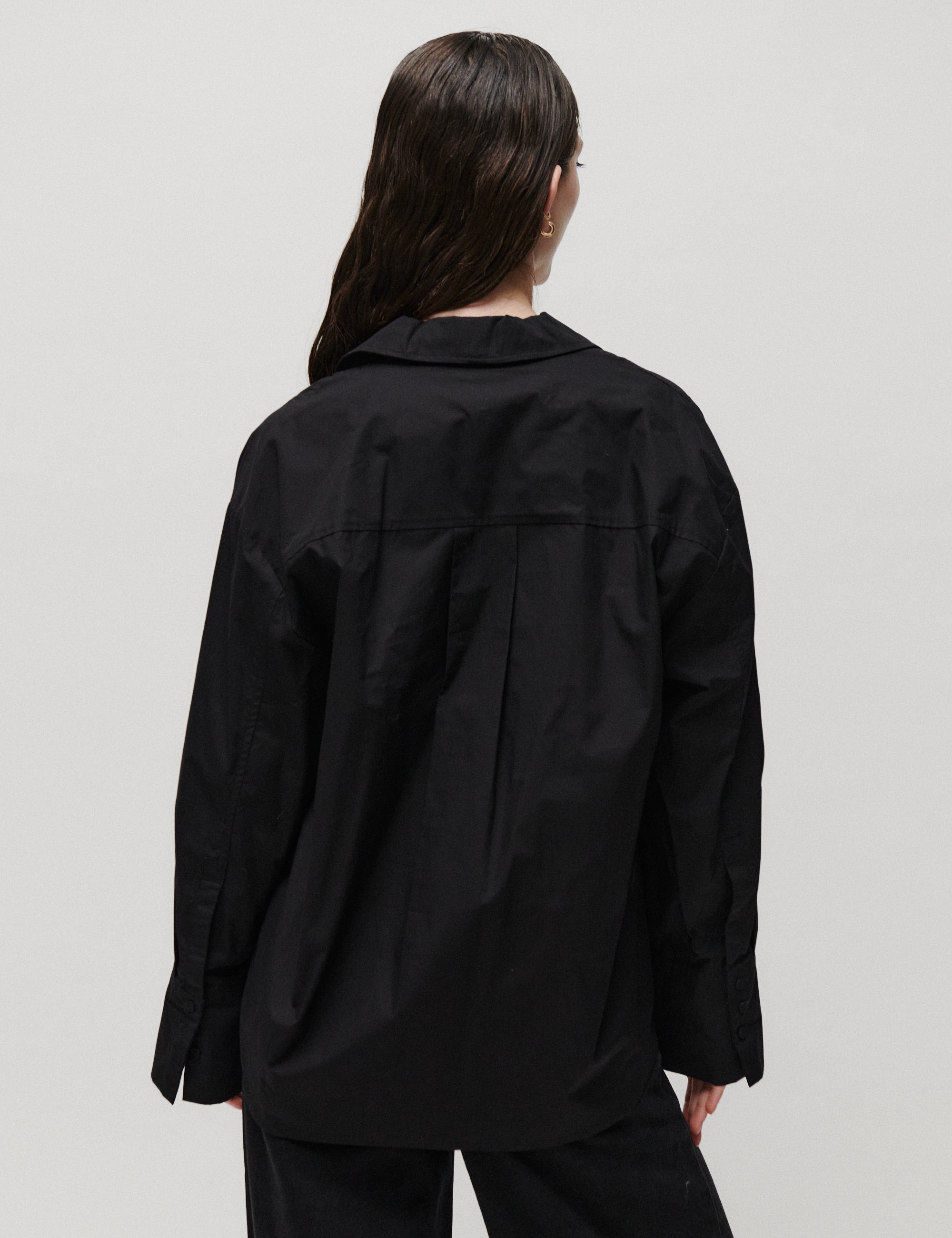 2NDDAY 2NDFern - Crispy Poplin - Shirt Shirt 190303 Black
