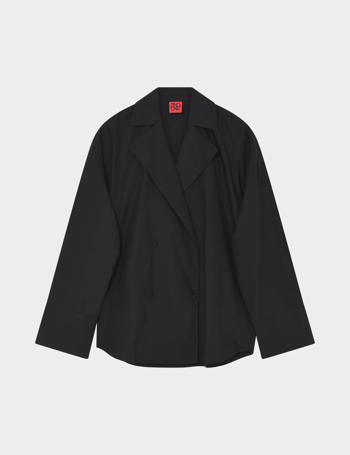 2NDDAY 2NDFern - Crispy Poplin - Shirt Shirt 190303 Black