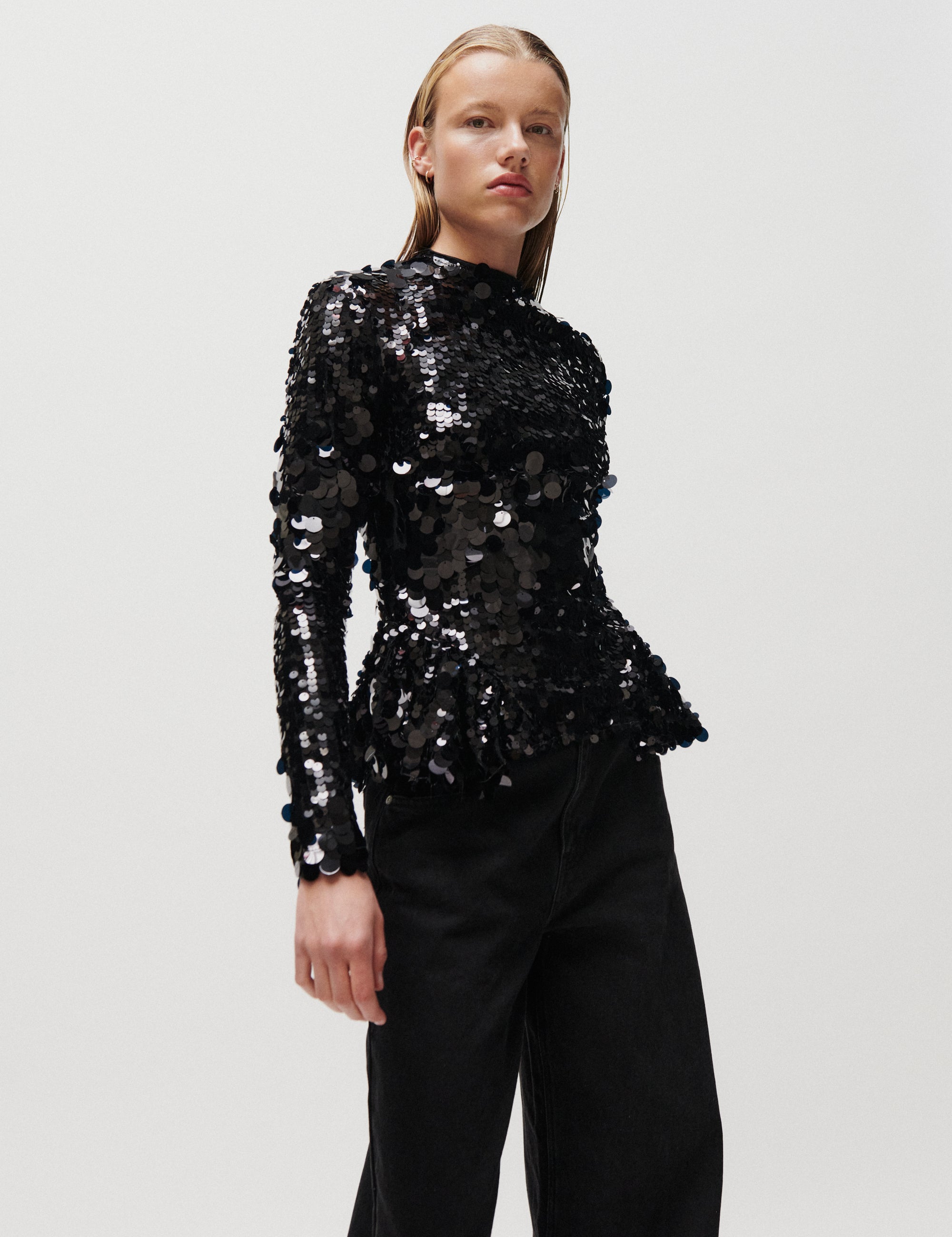 2NDDAY 2NDHista - Glitzy Sequin - Blouse Blouse 190303 Black