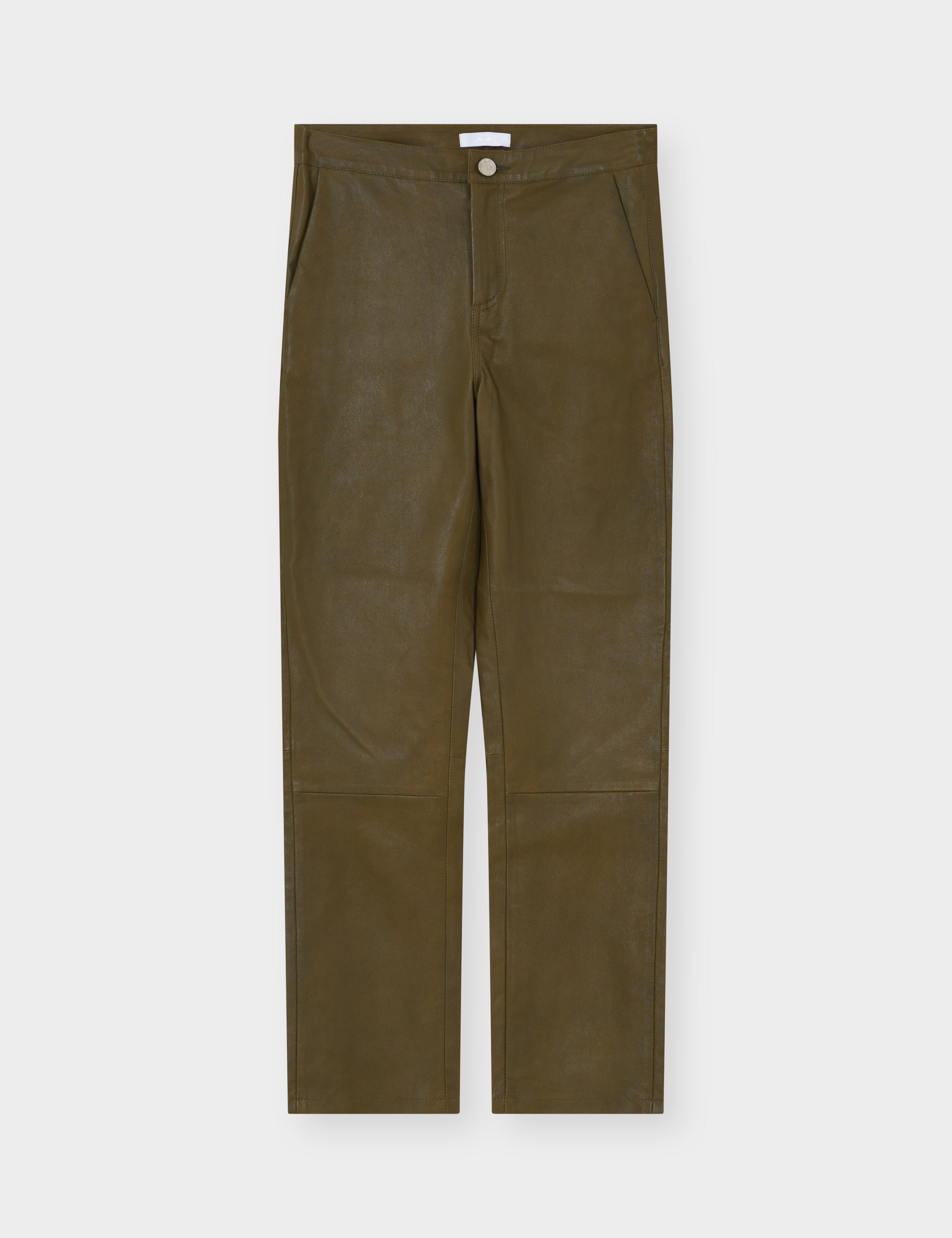2NDDAY 2NDLeya - Stretch Leather - Pants Pants 180627 Fir Green