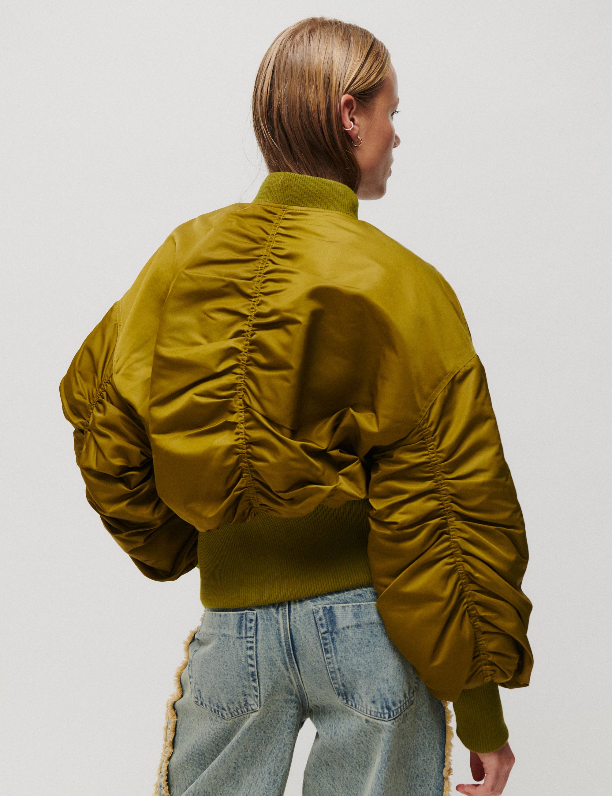 2NDDAY 2NDMir - Heavy Nylon Jacket 180627 Fir Green