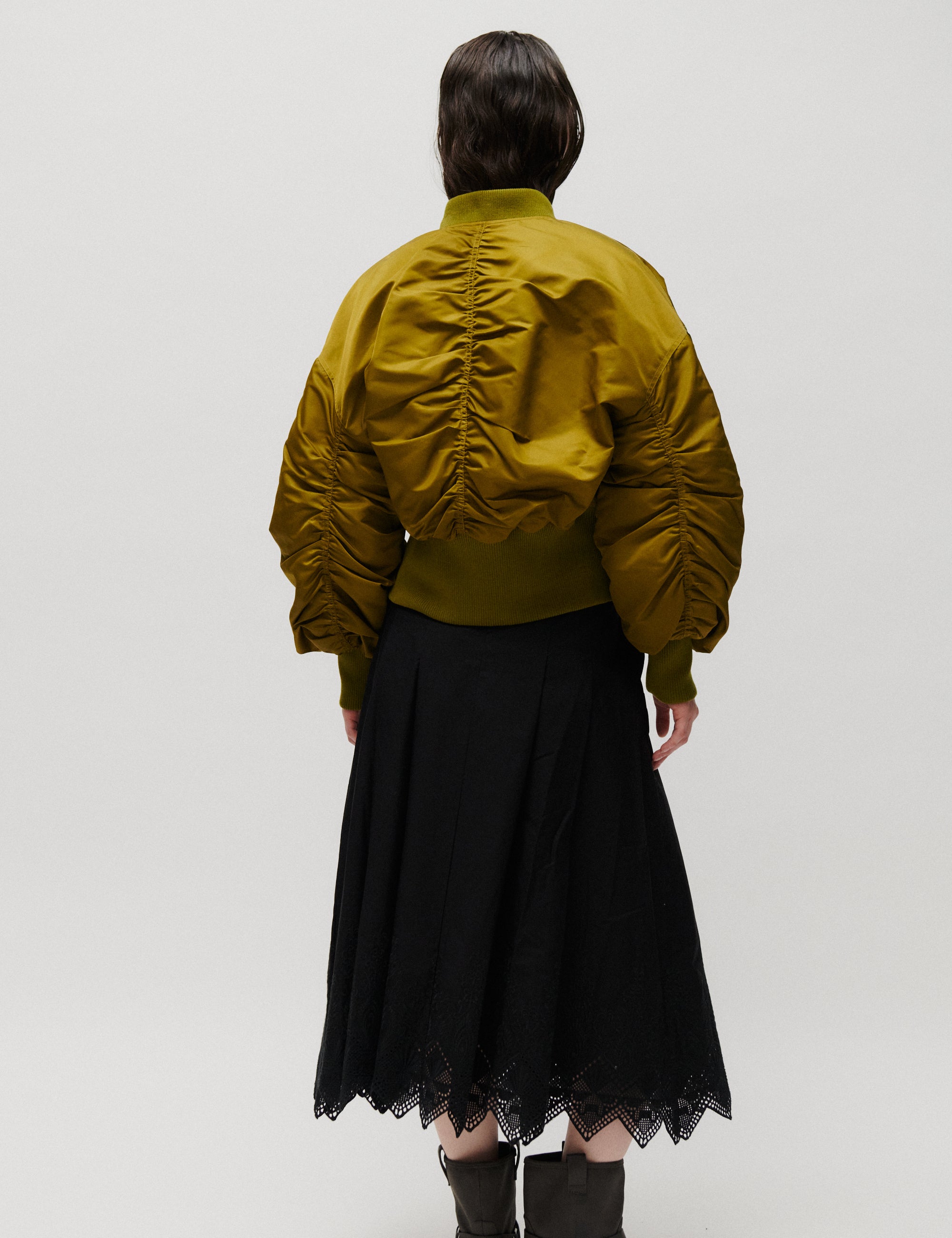 2NDDAY 2NDMir - Heavy Nylon Jacket 180627 Fir Green