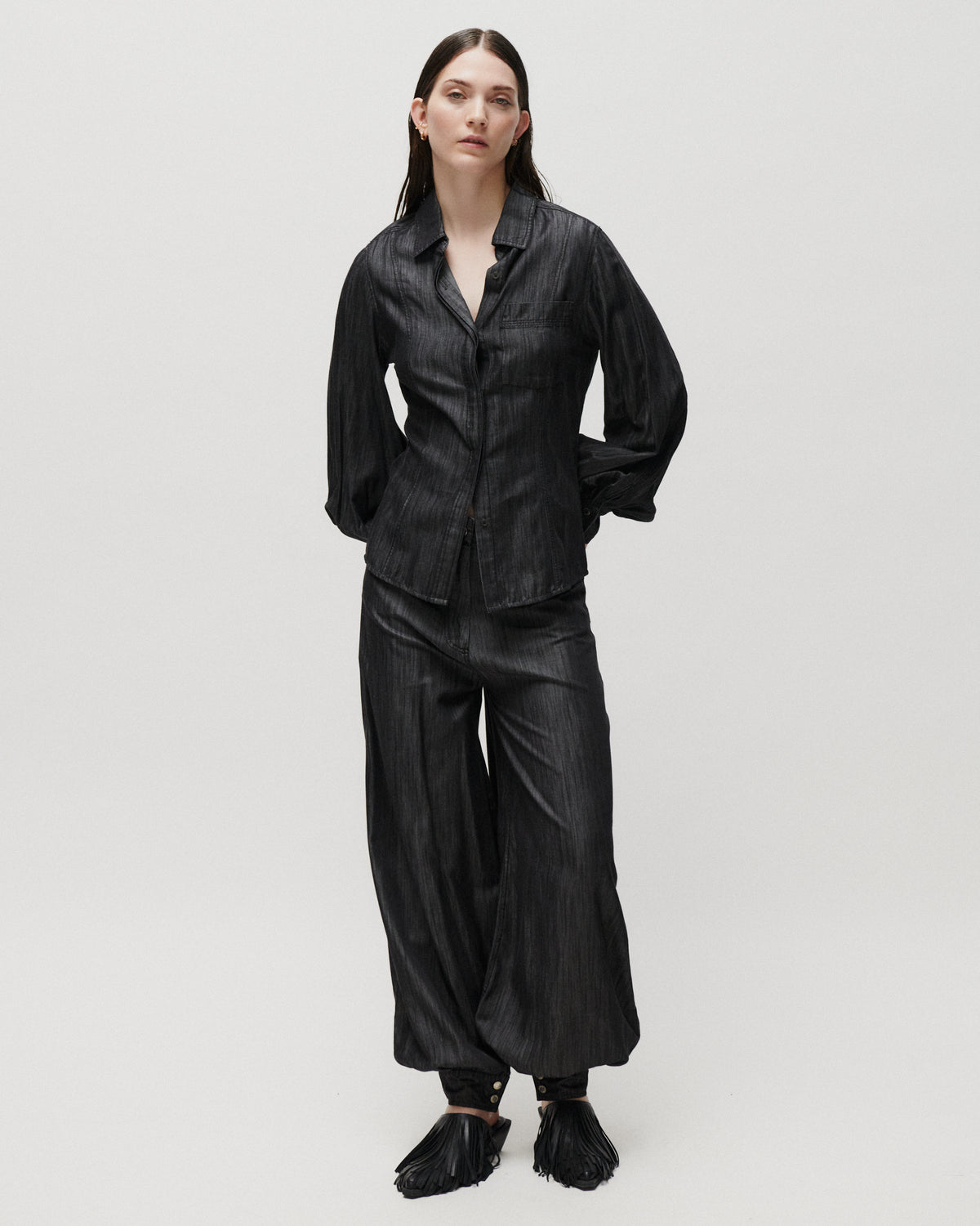 2NDDAY 2NDOllis - Tenca Feel - Pants Pants 190303 Black