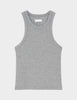 2NDPurity - Classic Rib - Top - Light Grey Melange