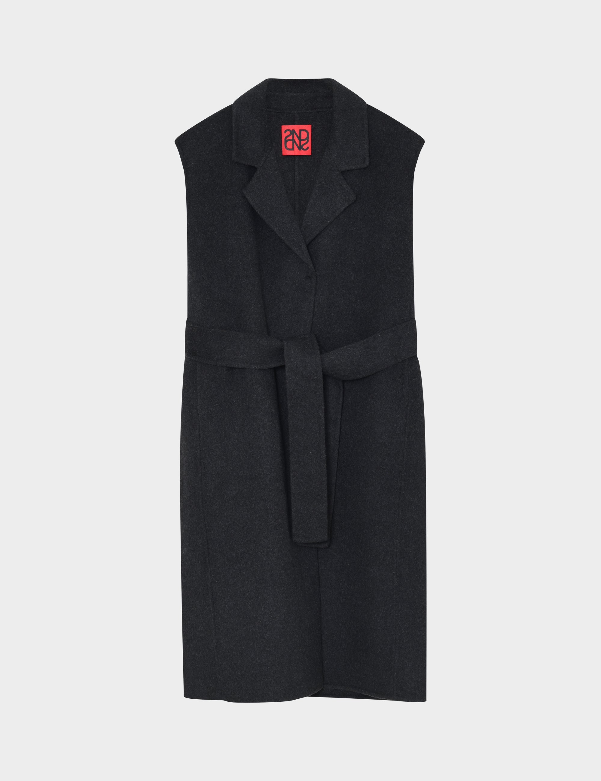2NDDAY 2NDSloany - Hairy Wool Coat 190303 Black