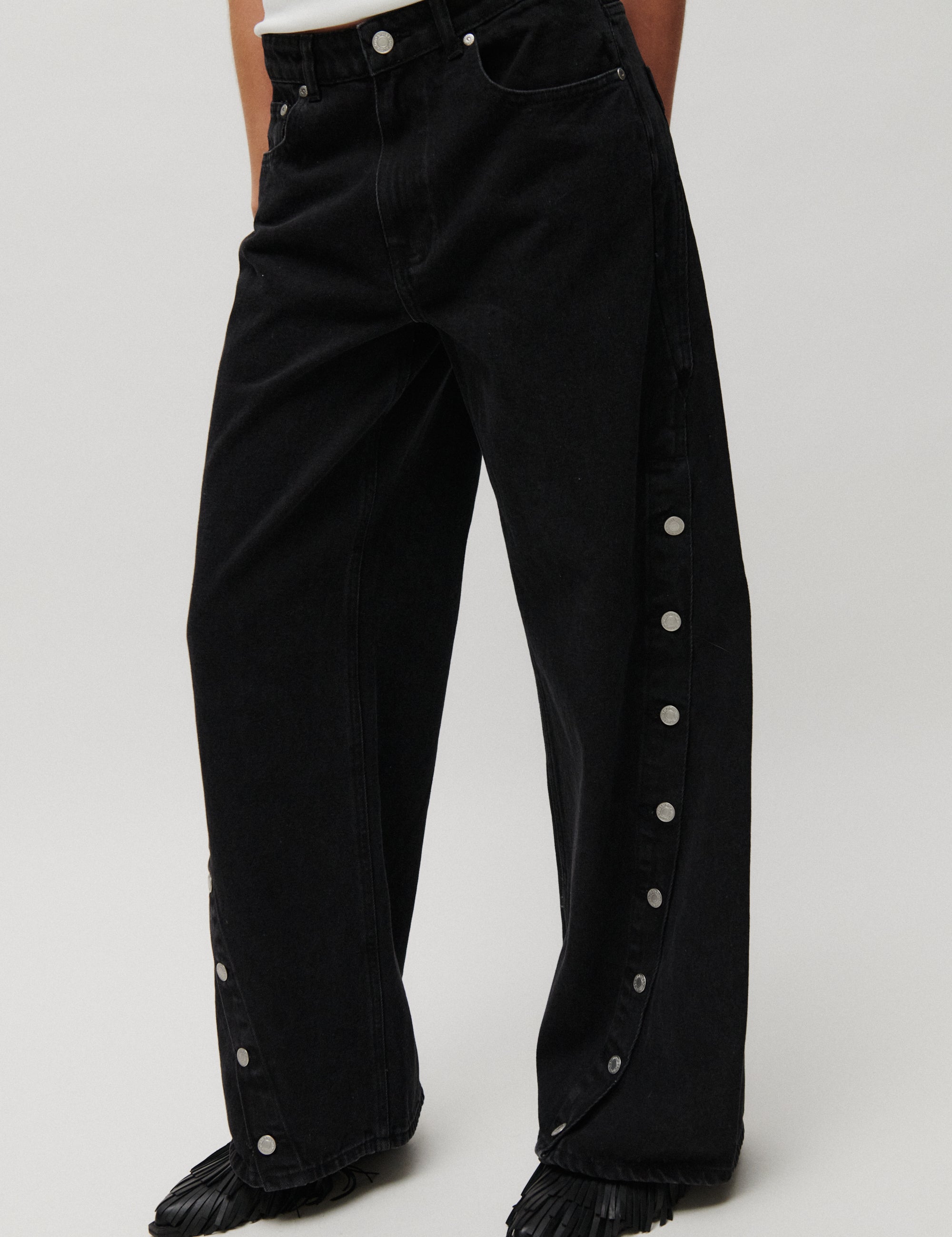 2NDDAY 2NDTyler - Black Wash Pants D002 Black Denim