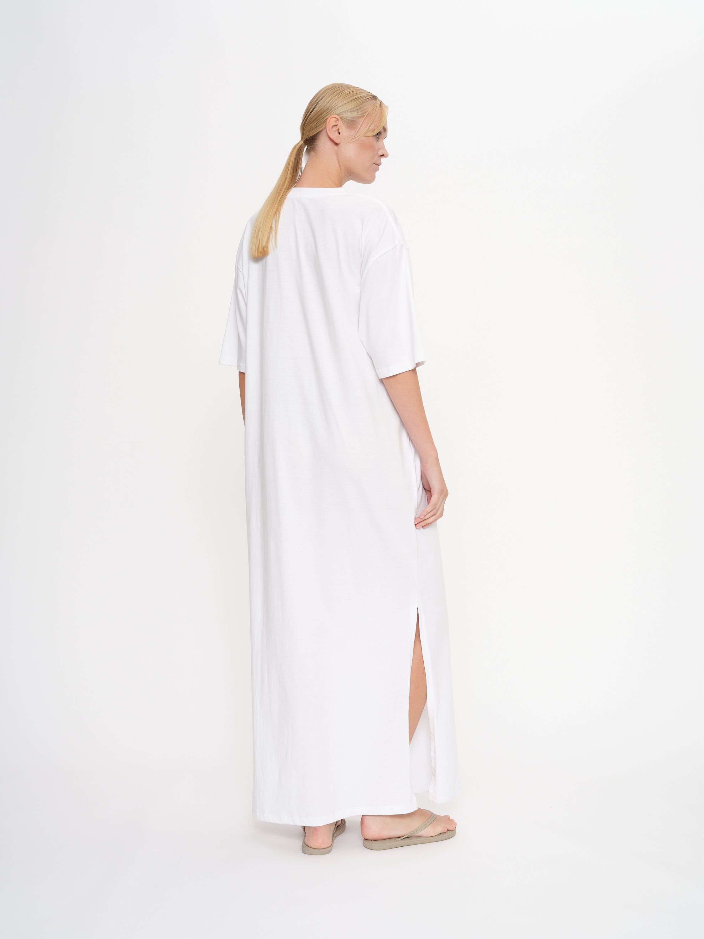 2NDDAY 2ND Aiya - Lightweight Jersey Dress 111001 WHITE ALYSSUM