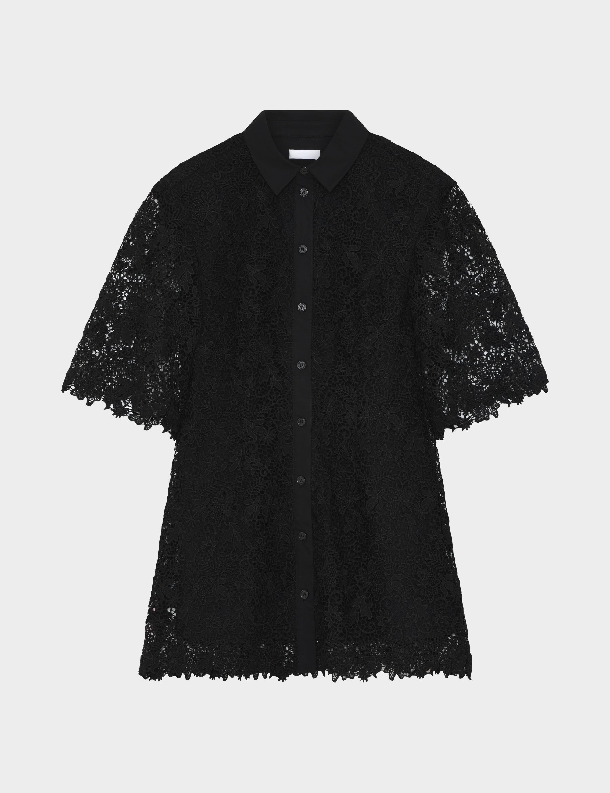 2NDDAY 2ND Amali - Heavy Lace Dress 190303 BLACK