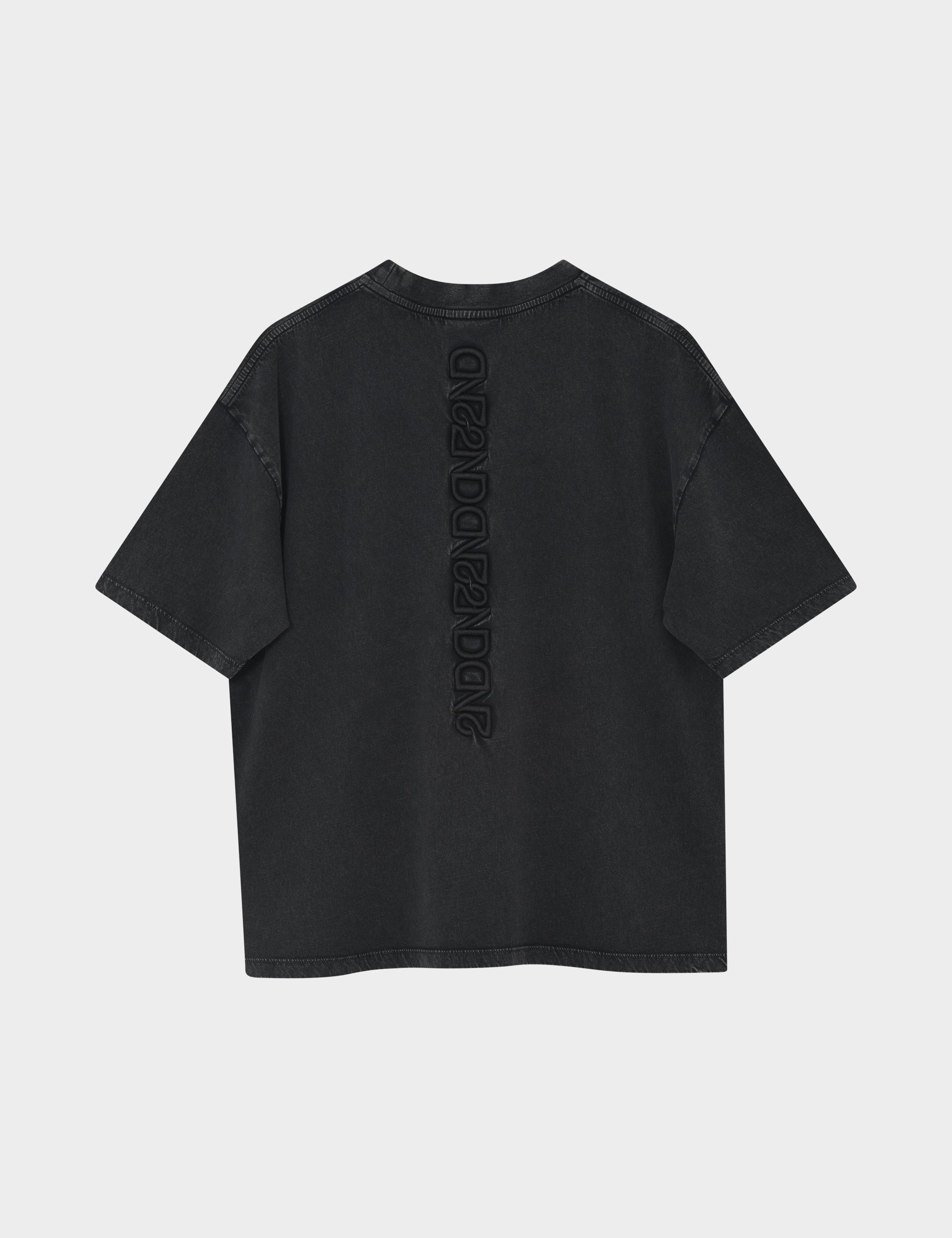 2NDDAY 2ND Araly TT - Overwashed Jersey - T-shirt T-shirt 190303 Black