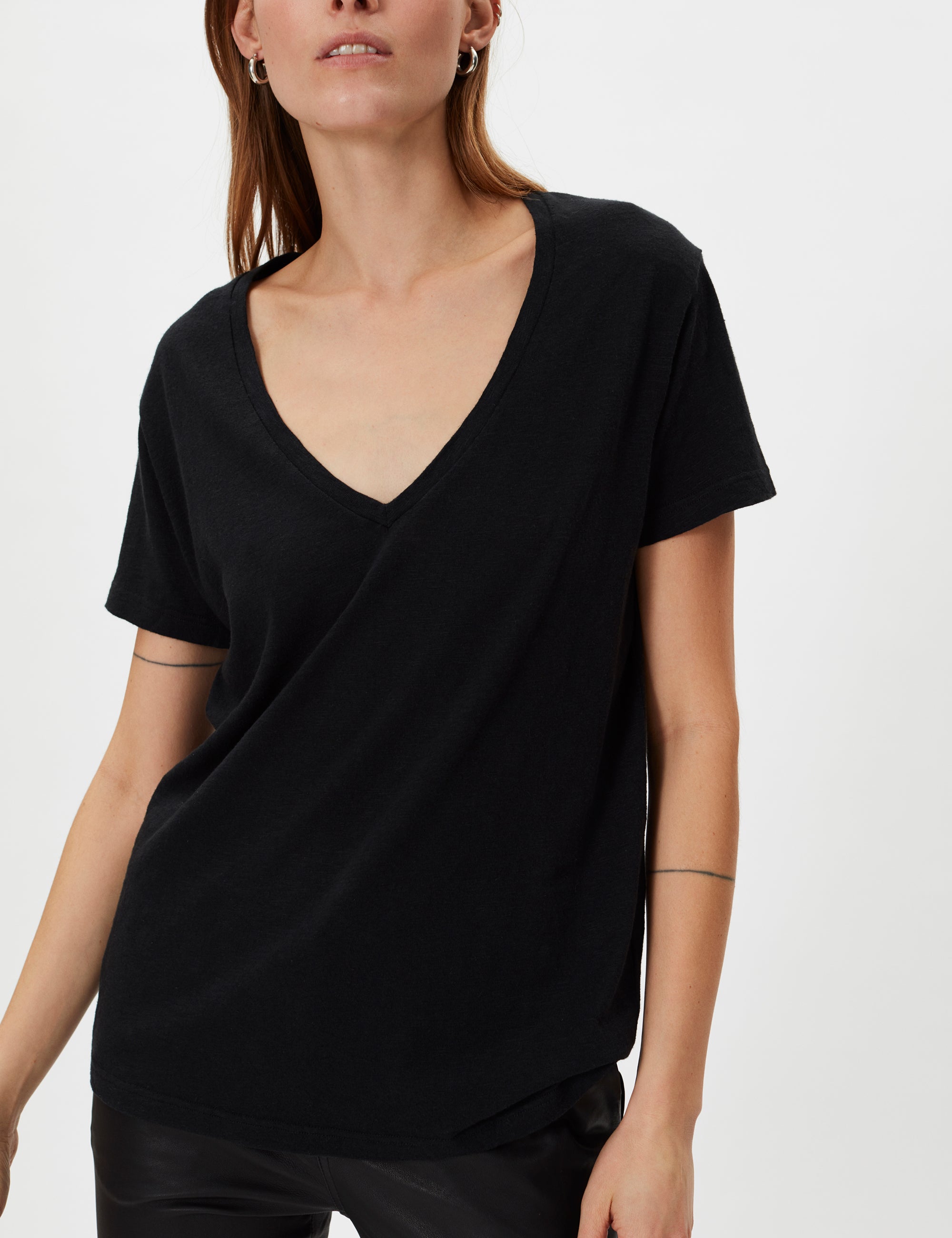 2NDDAY 2ND Beverly T-Shirt Tops & T-Shirts 190303 Jet Black