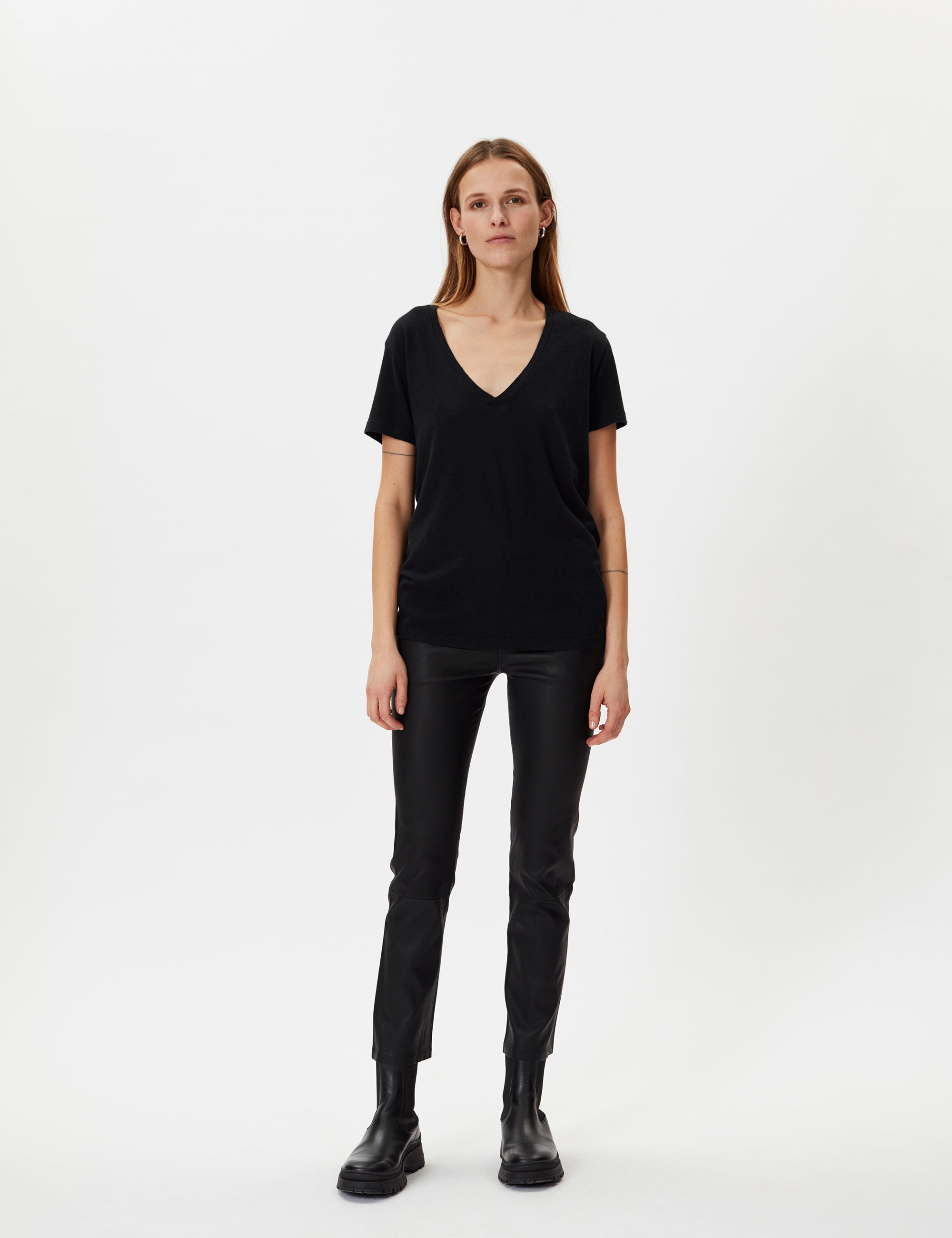 2NDDAY 2ND Beverly T-Shirt Tops & T-Shirts 190303 Jet Black