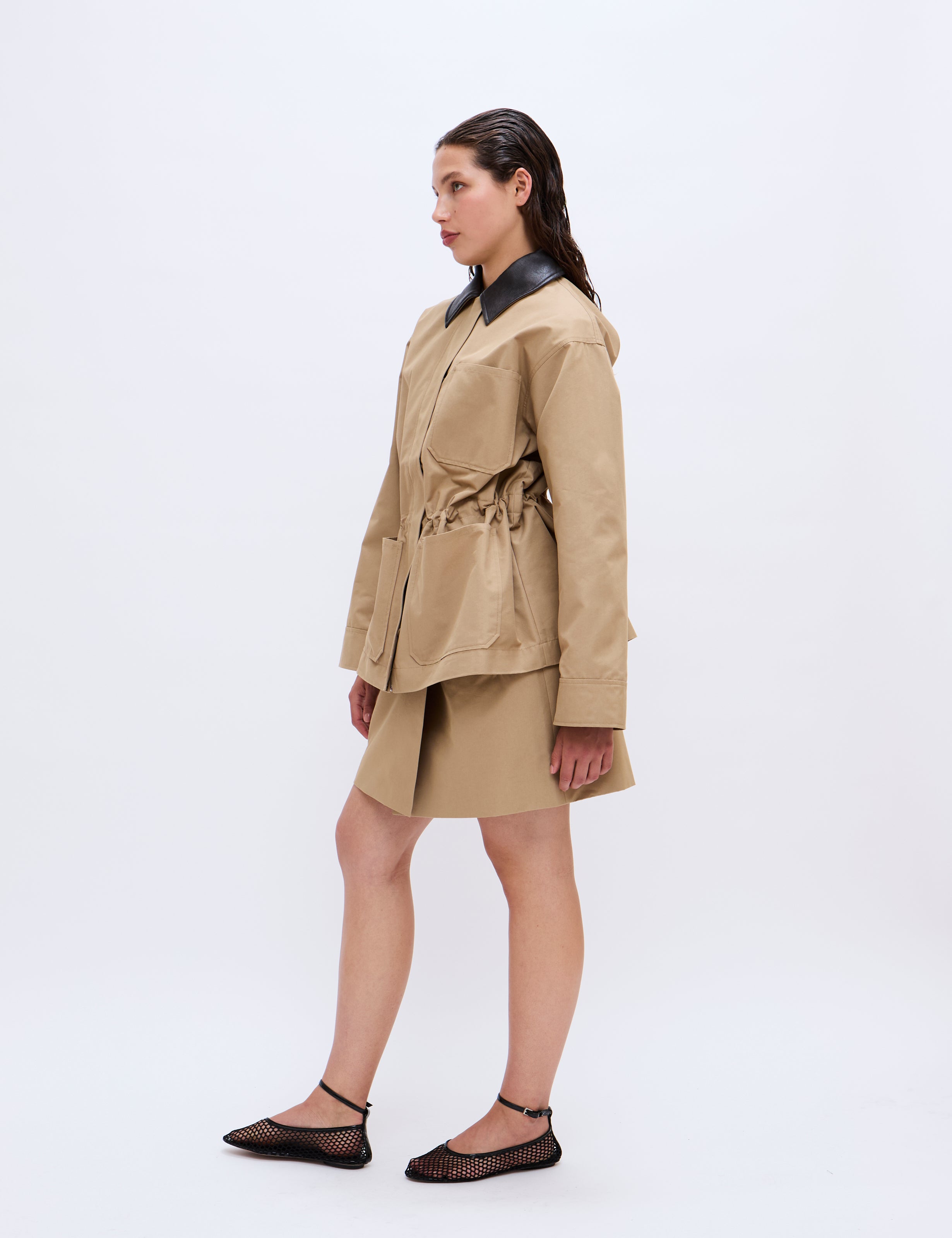 2NDDAY 2ND Bruce - Firm Cotton Jackets 171022 Kelp