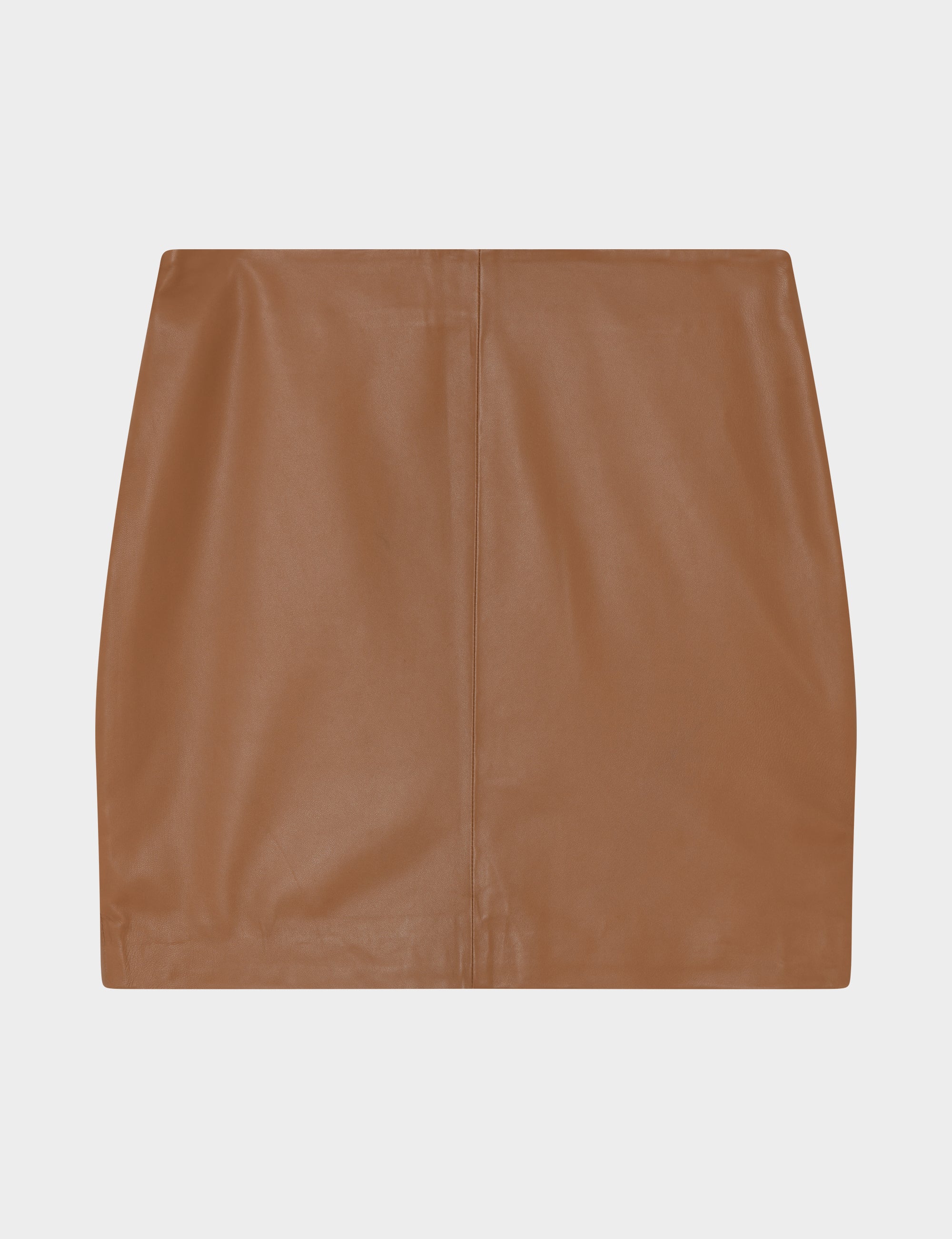 2NDDAY 2ND Ceciliana - Classic Leather Skirt Tobacco Brown 171327