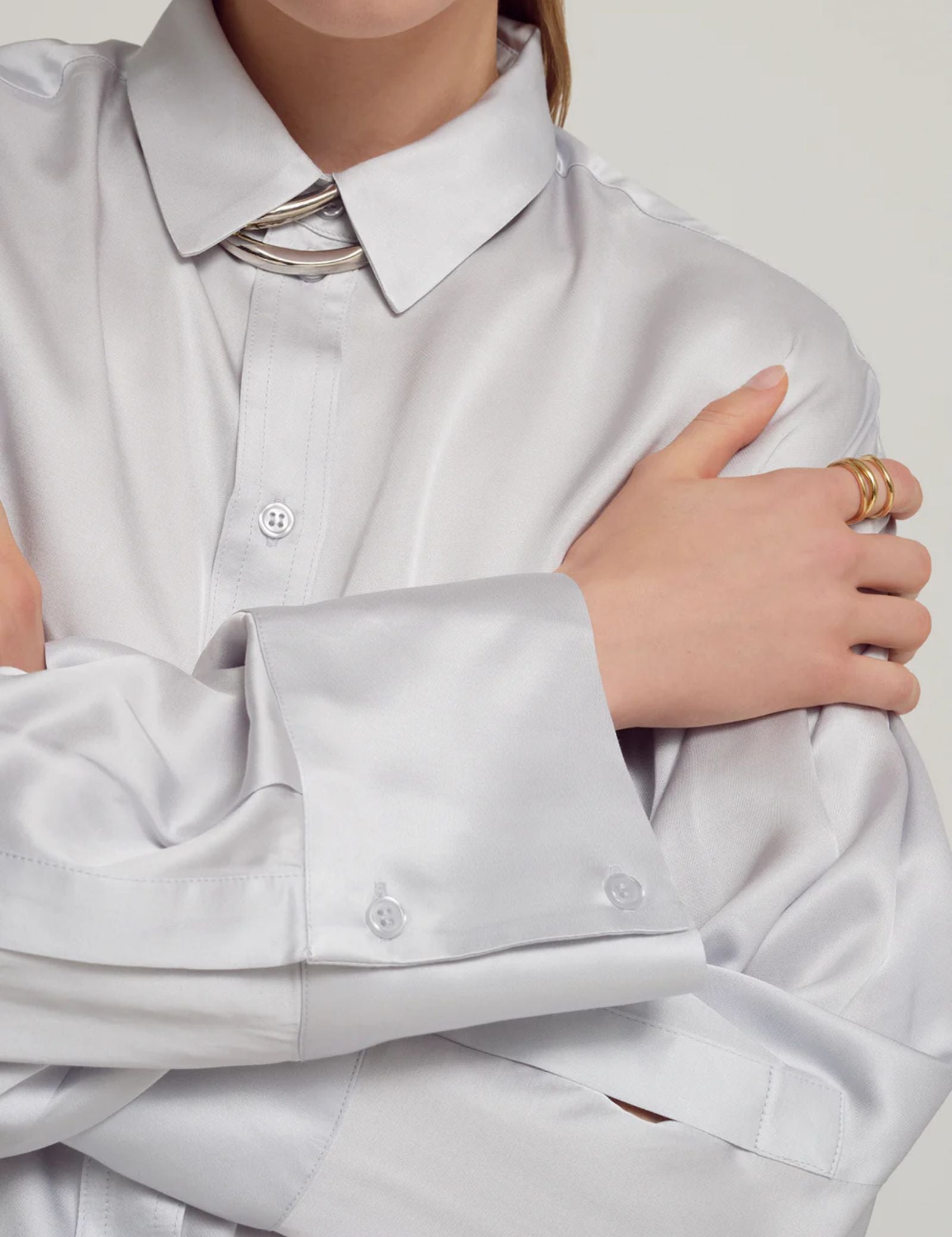 2NDDAY 2ND Clarose - Silky Viscose Shirts & Blouses 134110 Arctic Ice