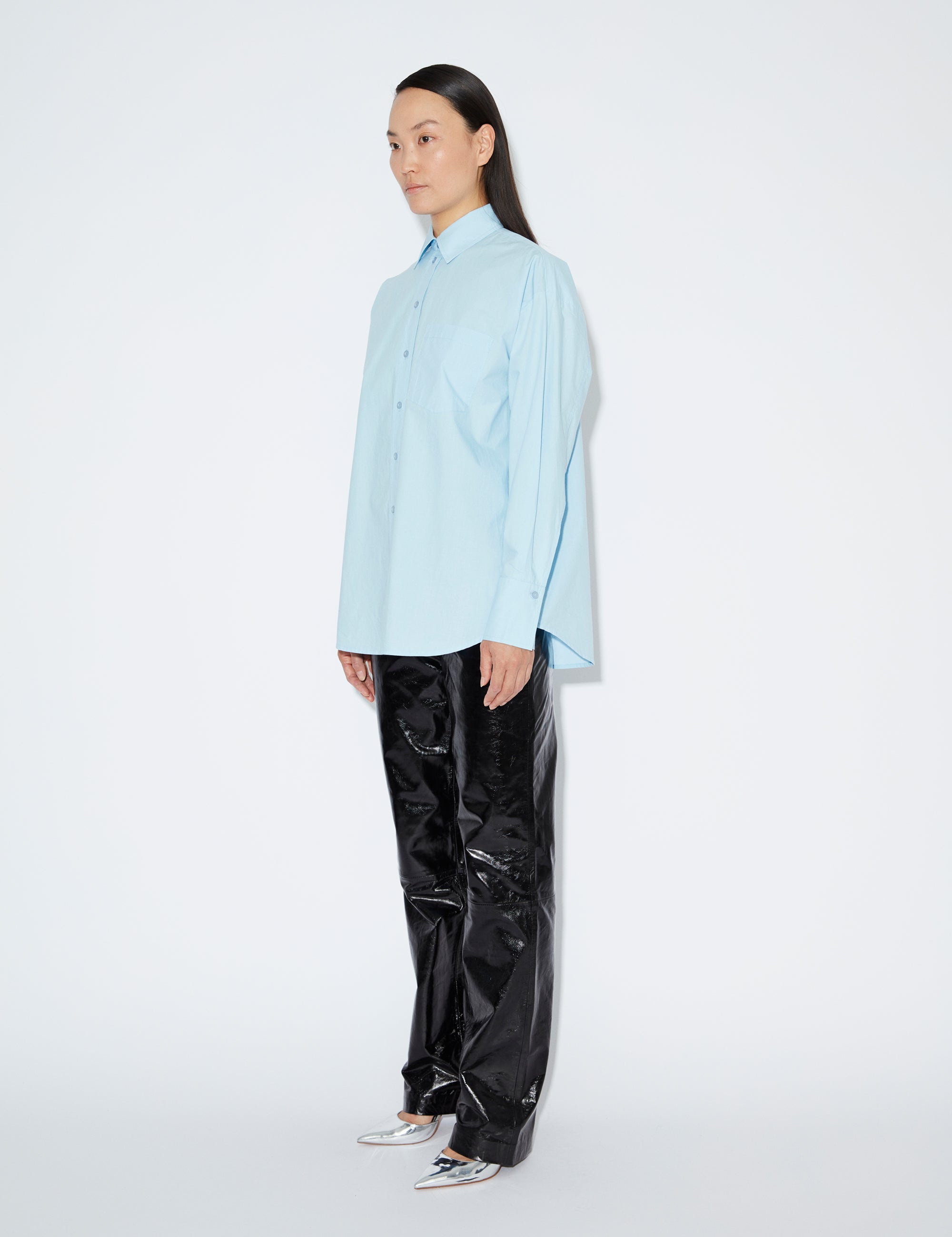 2NDDAY 2ND Didier TT - Cotton Delight Shirts & Blouses 144122 Airy Blue