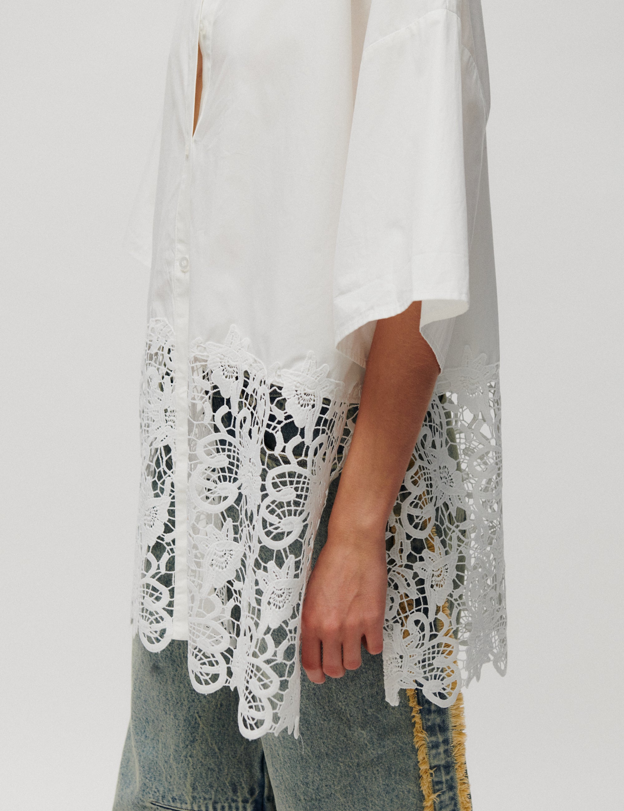 2NDDAY 2ND Edith - Cotton lace - Shirt Shirt 111001 WHITE ALYSSUM