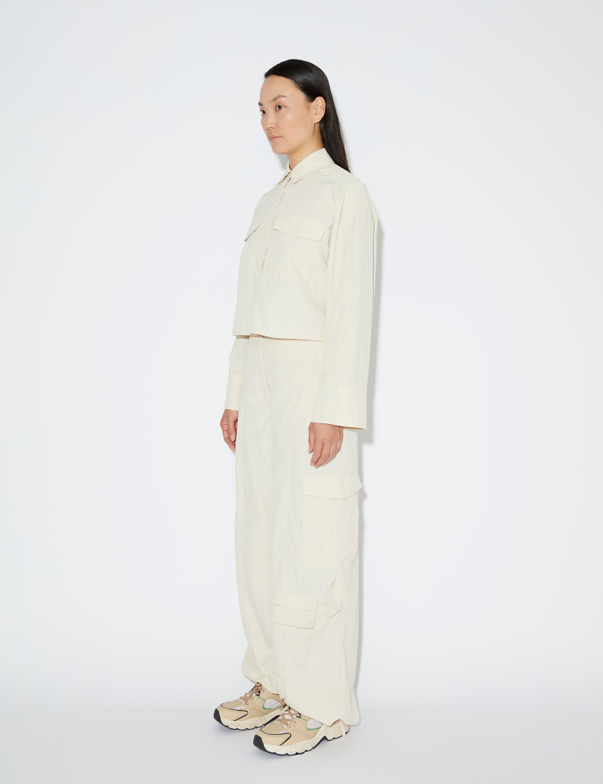2NDDAY 2ND Edition George - Essential Texture Pants 130607 Chalk
