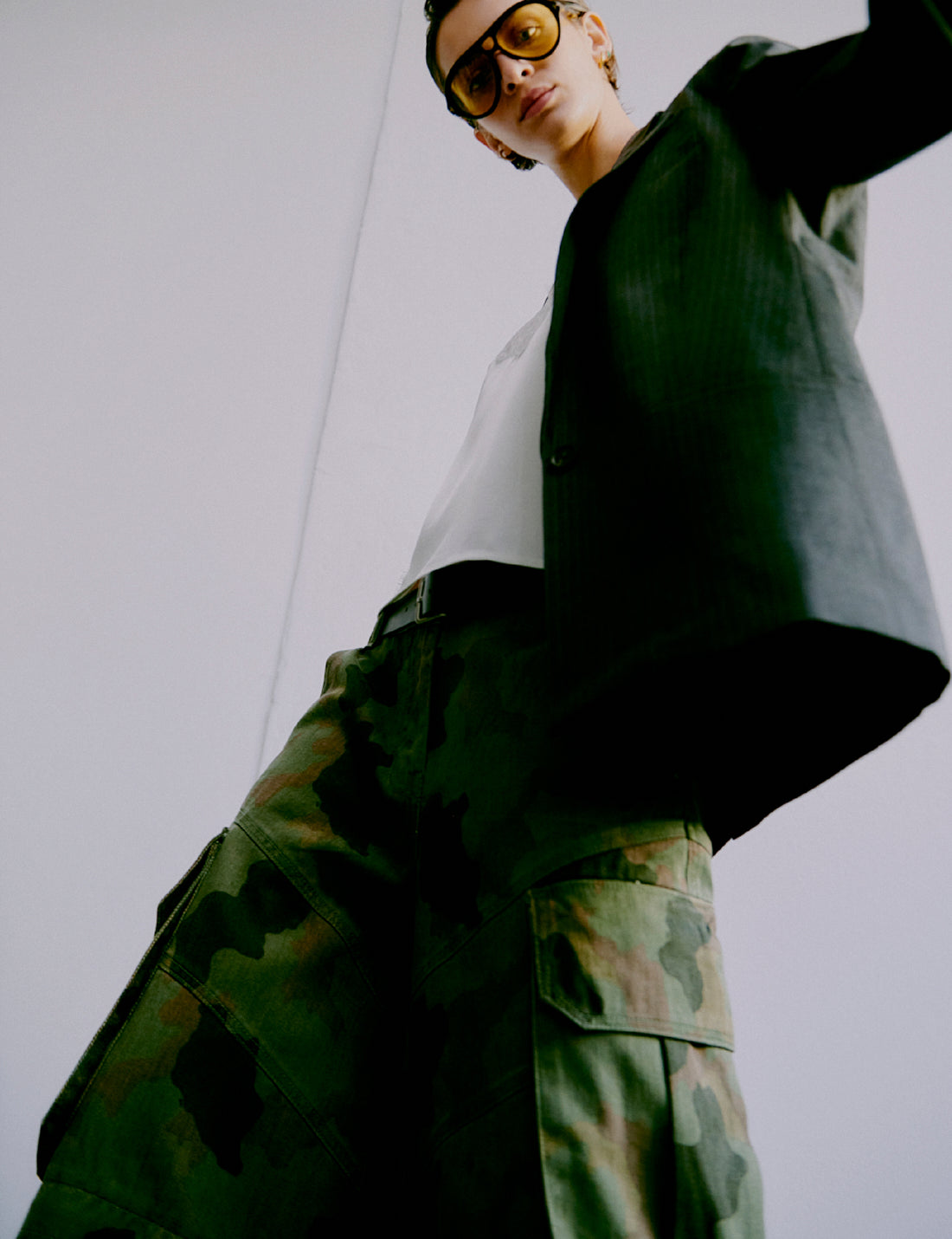 2NDDAY 2ND Erlene - Twill Denim - Pants Pants 180420 Flur leaf clover print