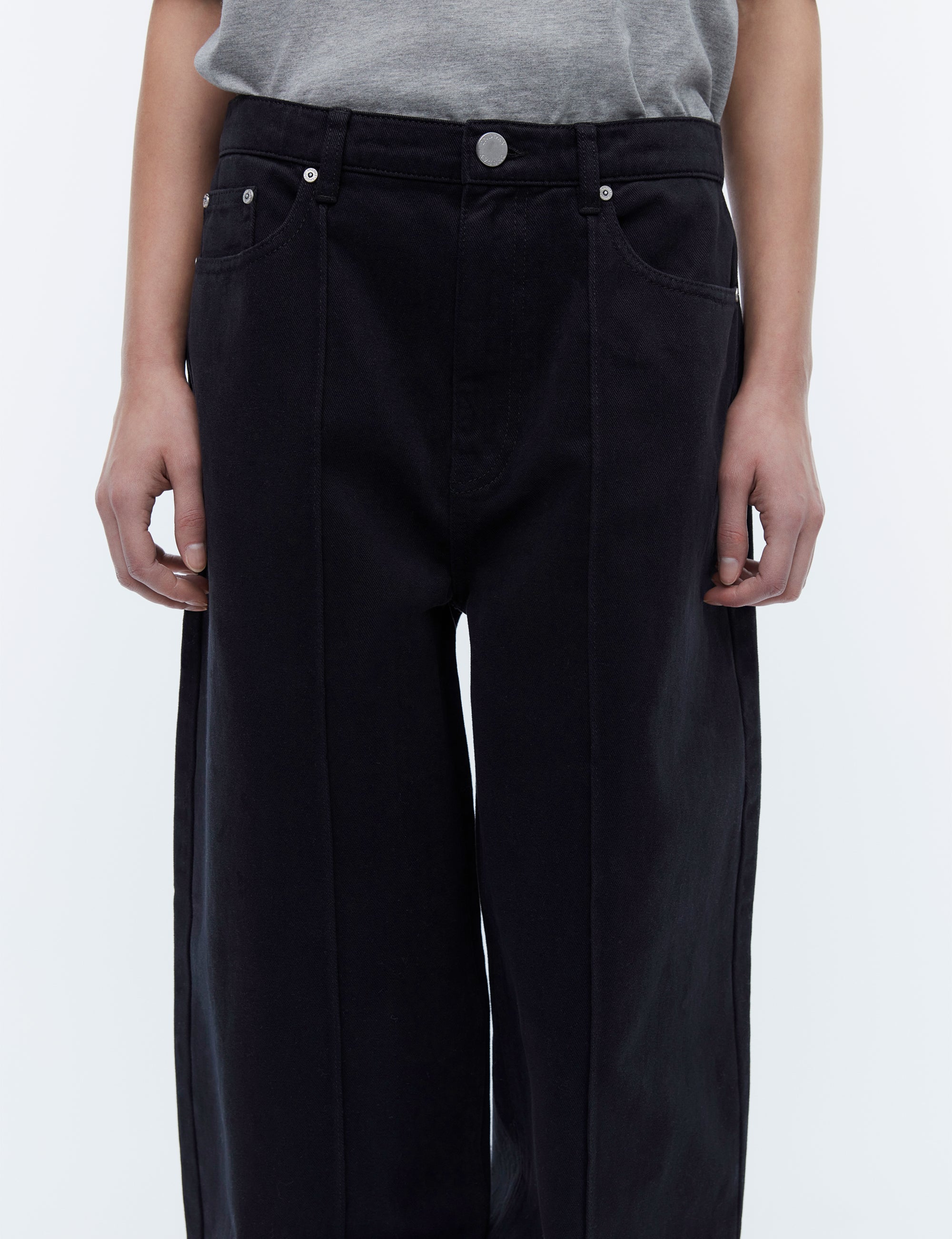 2NDDAY 2ND Flossy - Heavy Twill Pants 194008 Meteorite (Black)