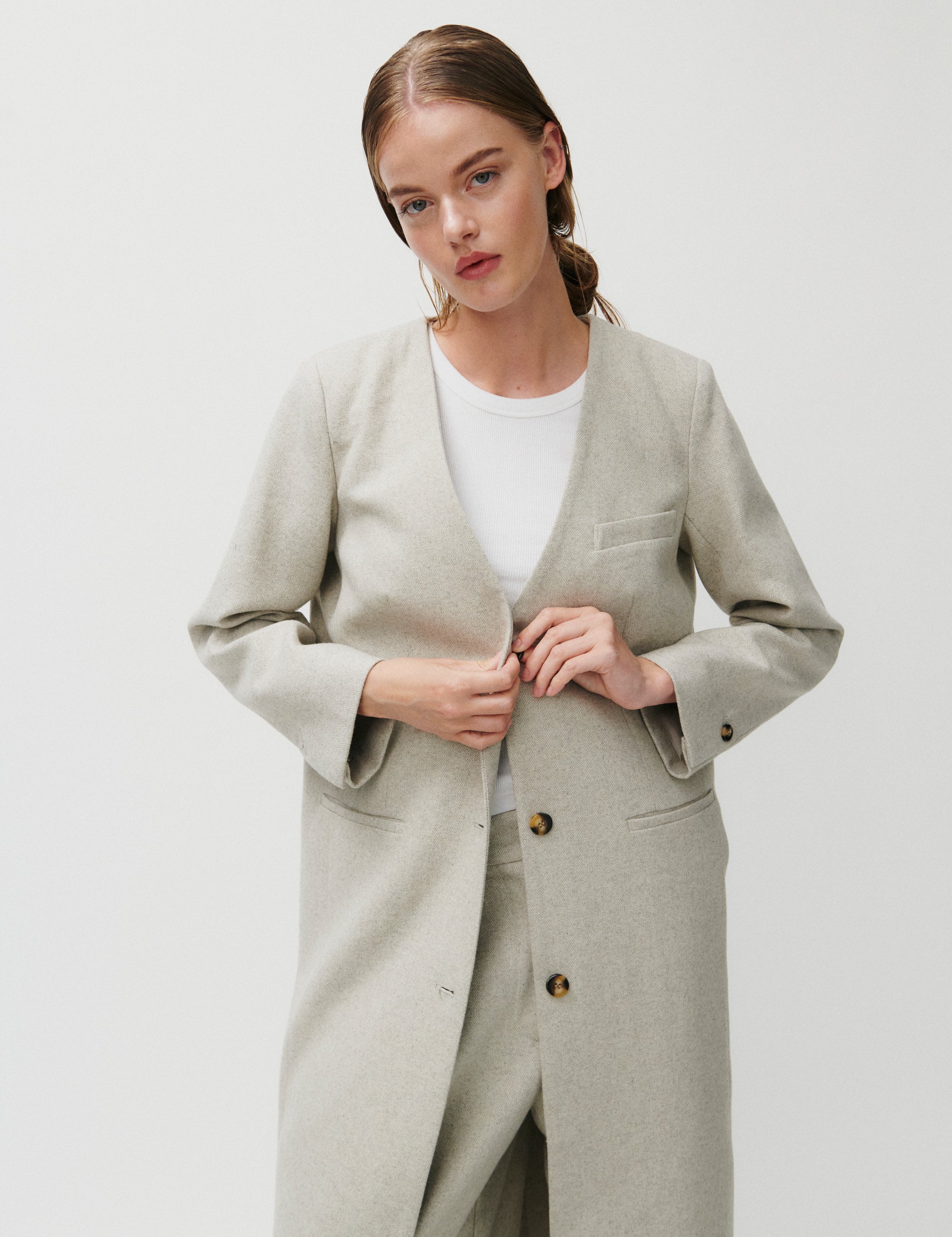 2NDDAY 2ND Harmony - Herringbone suiting Jackets 161305 String