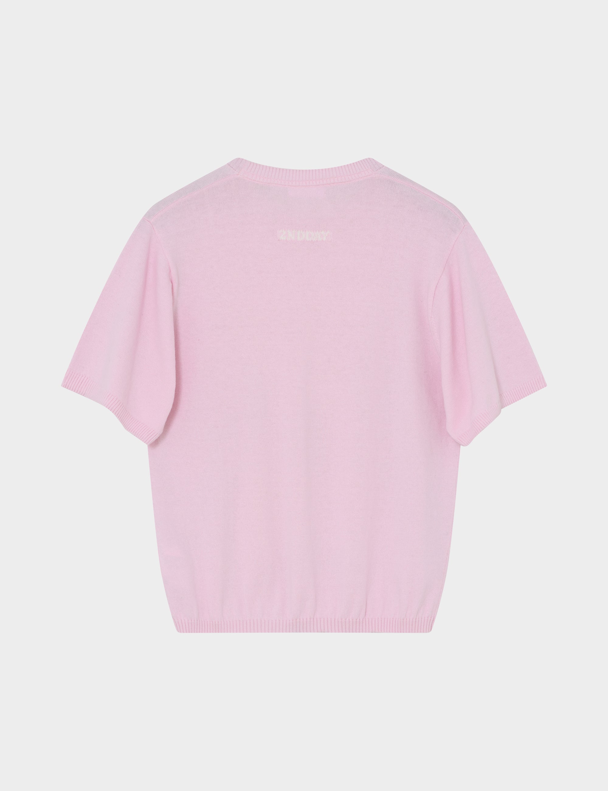 2NDDAY 2ND Ingrid - Soft Wool Blend Tops & T-Shirts 133207 Cherry Blossom