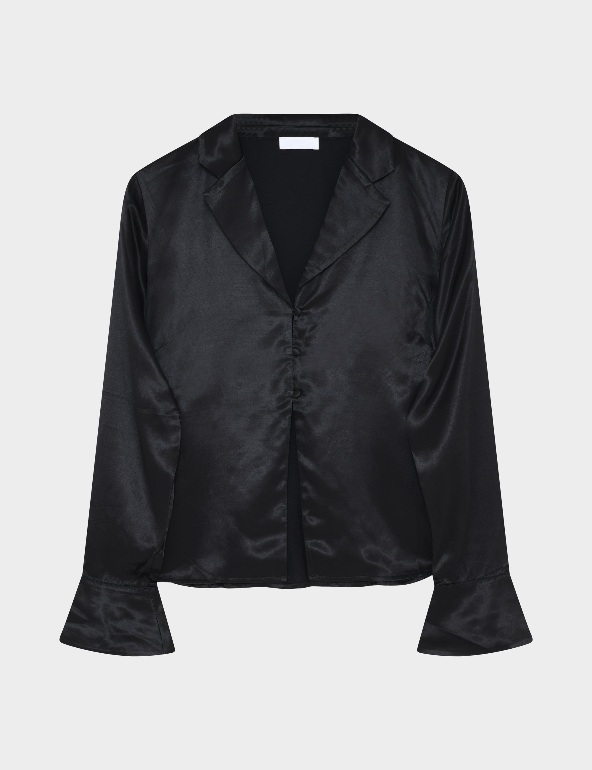 2NDDAY 2ND Isabelle TT - Satin Bliss Shirts & Blouses 194008 Meteorite (Black)