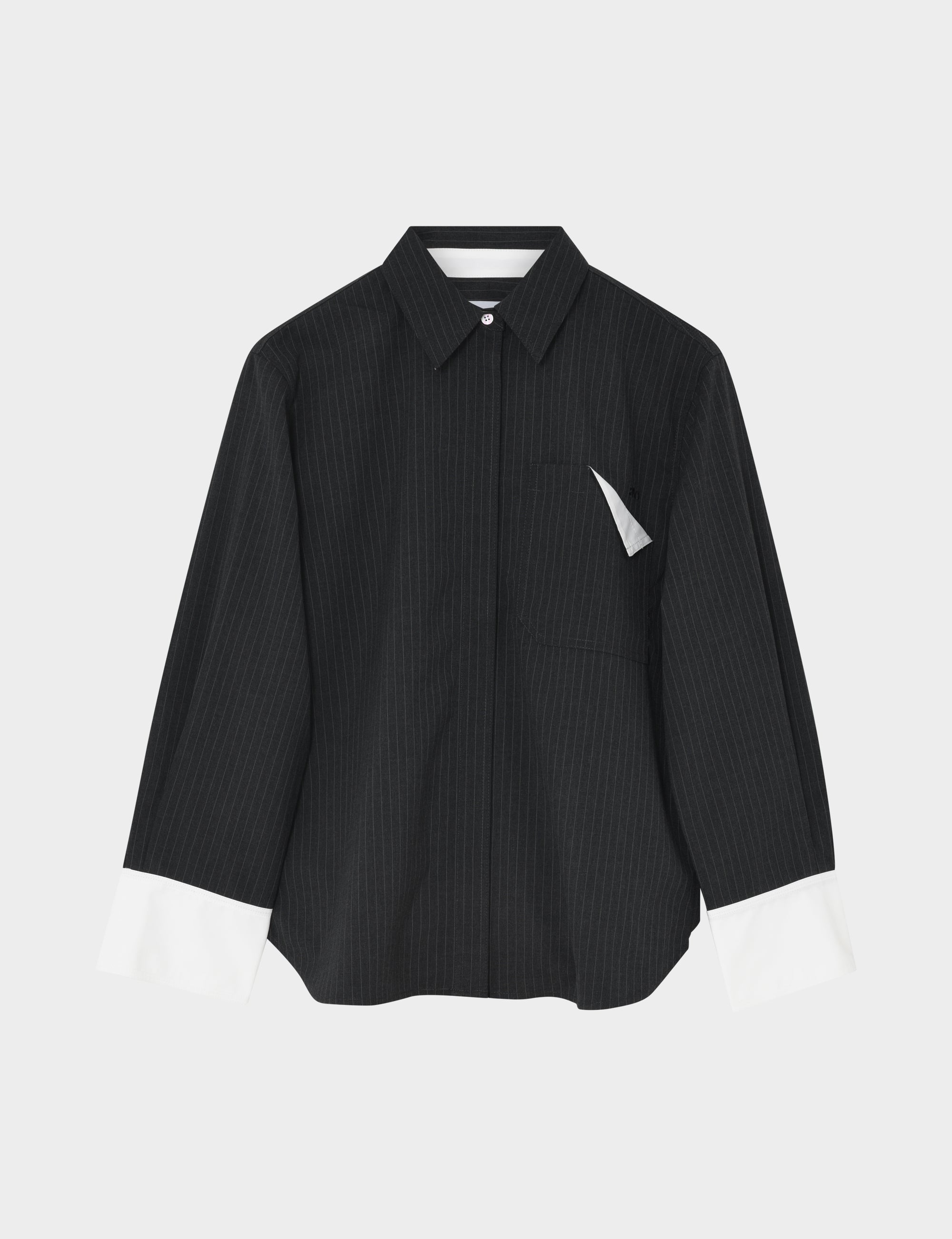 2NDDAY 2ND Ishii - Yarn Dye Suiting - Shirt Shirt 194205 Phantom