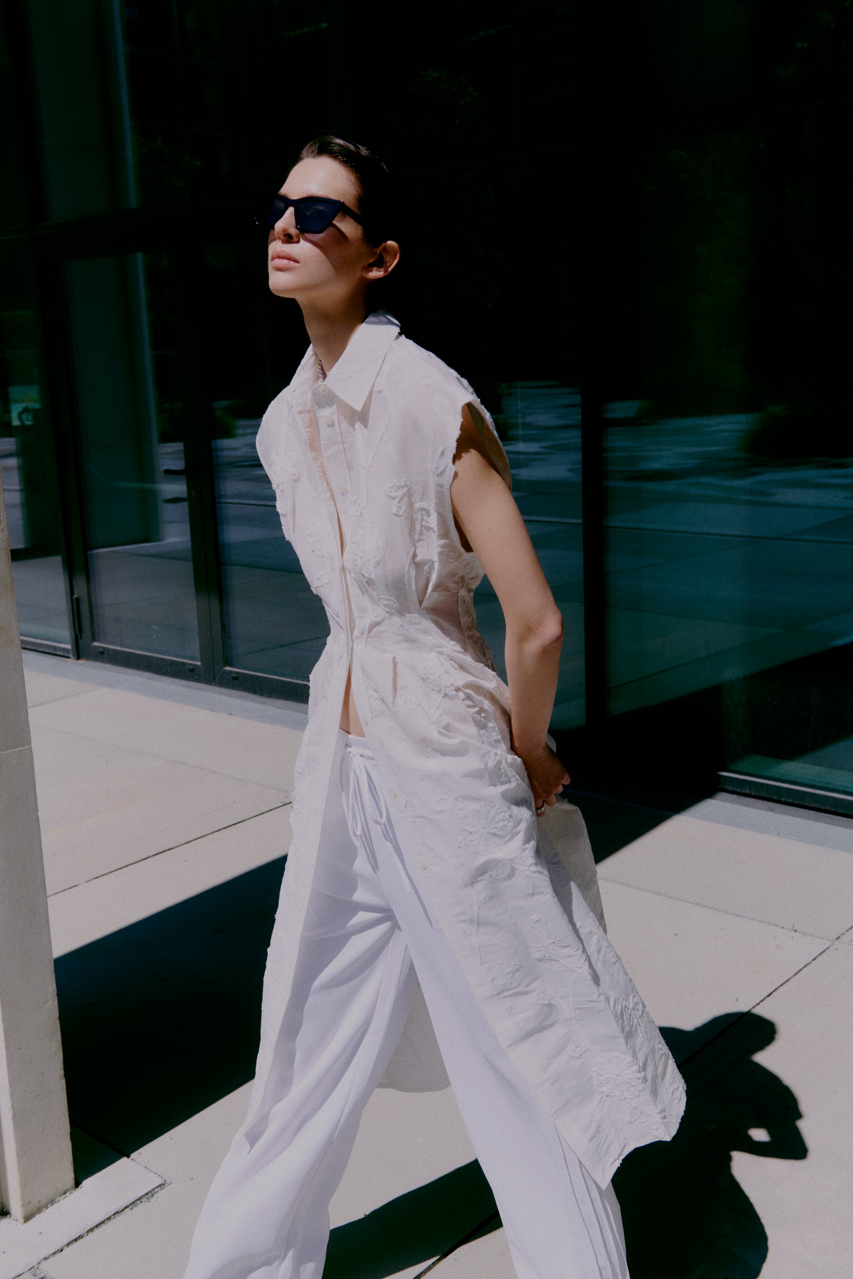 2NDDAY 2ND Jamie - Crisp Summer Shirting Dress 153919 Serenity